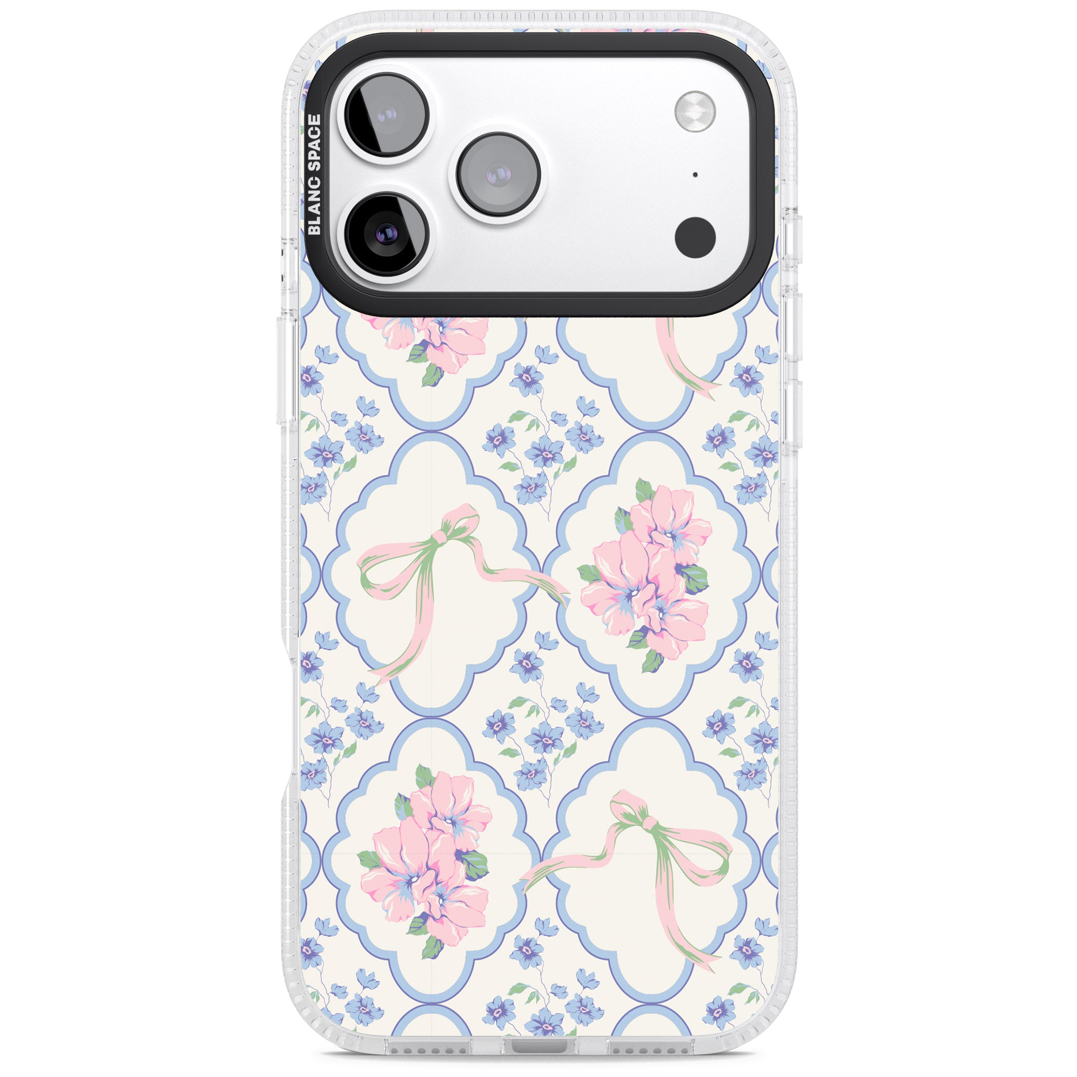 Coquette Flowers & Bows iPhone 17 Pro Max Impact Air Clear Phone Case