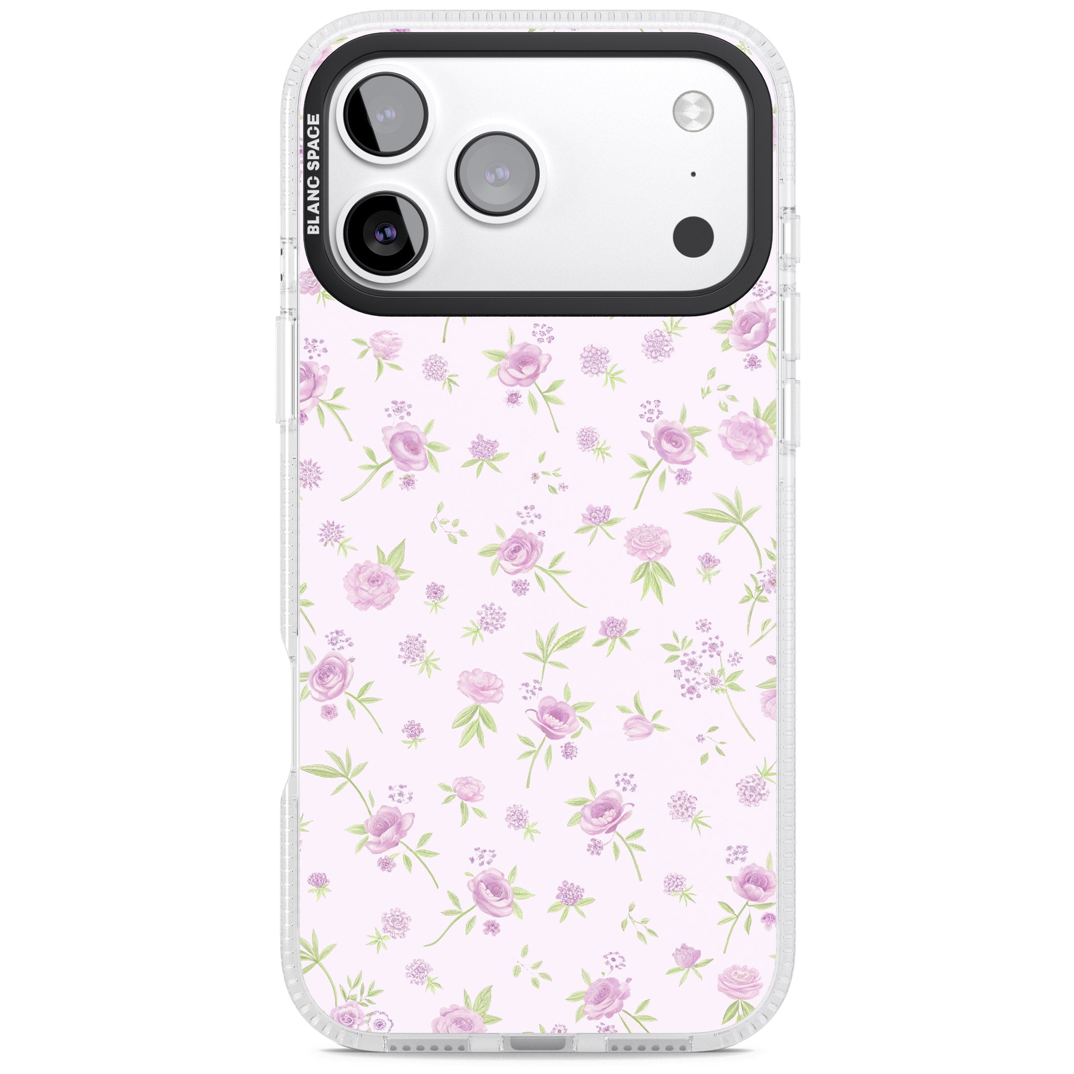 Pink Peonies iPhone 17 Pro Max Impact Air Clear Phone Case