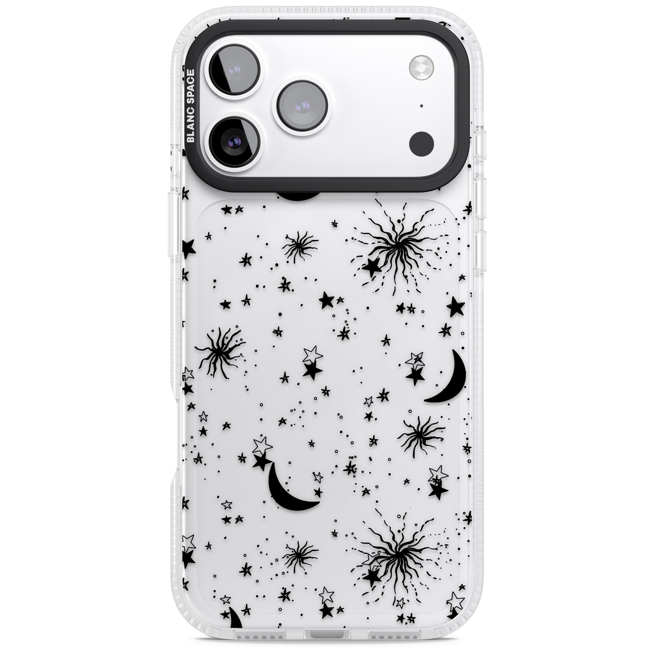 Celestial Night iPhone 17 Pro Max Impact Air Clear Phone Case