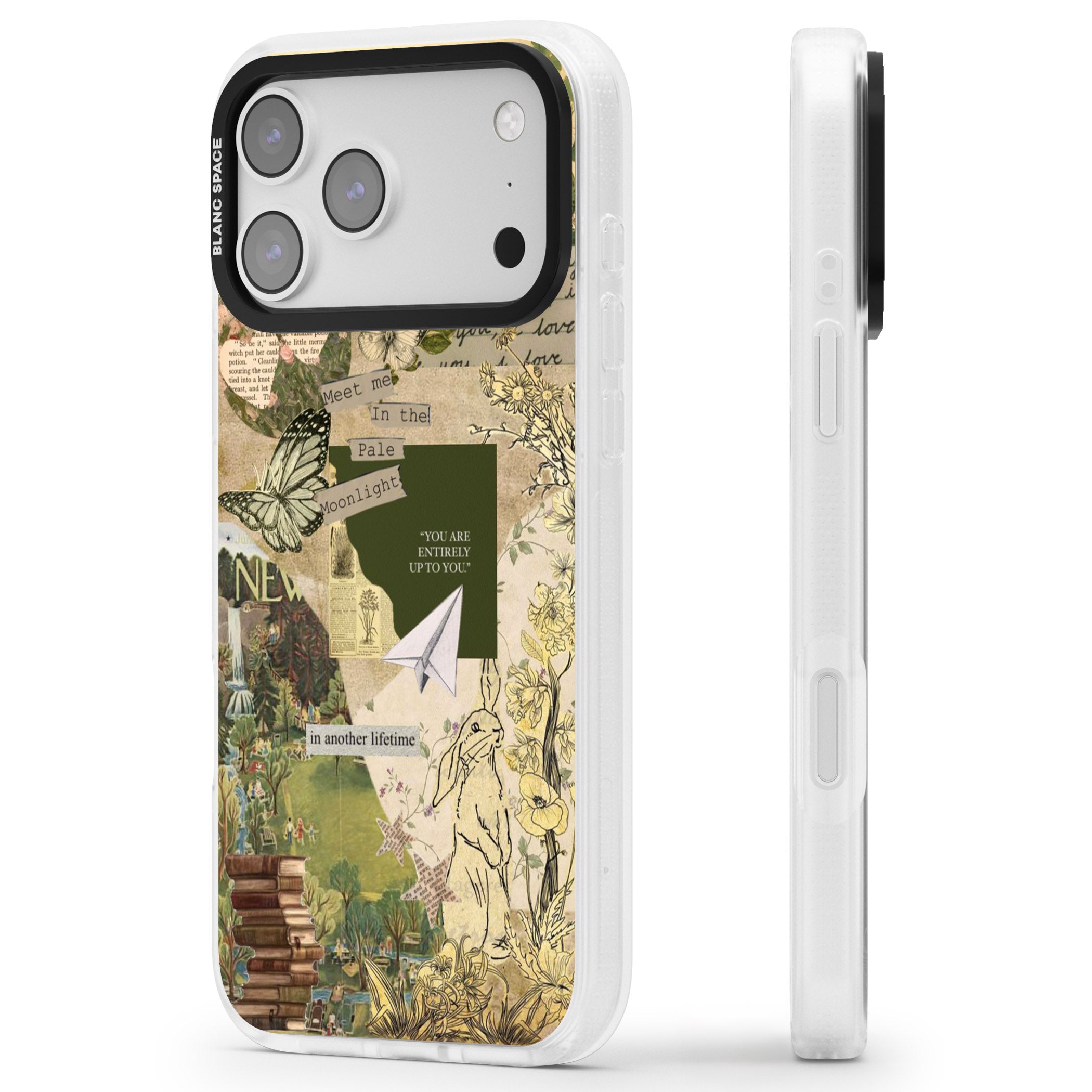 Country Wonderland iPhone 17 Pro Max Impact Air Clear Phone Case Side Profile