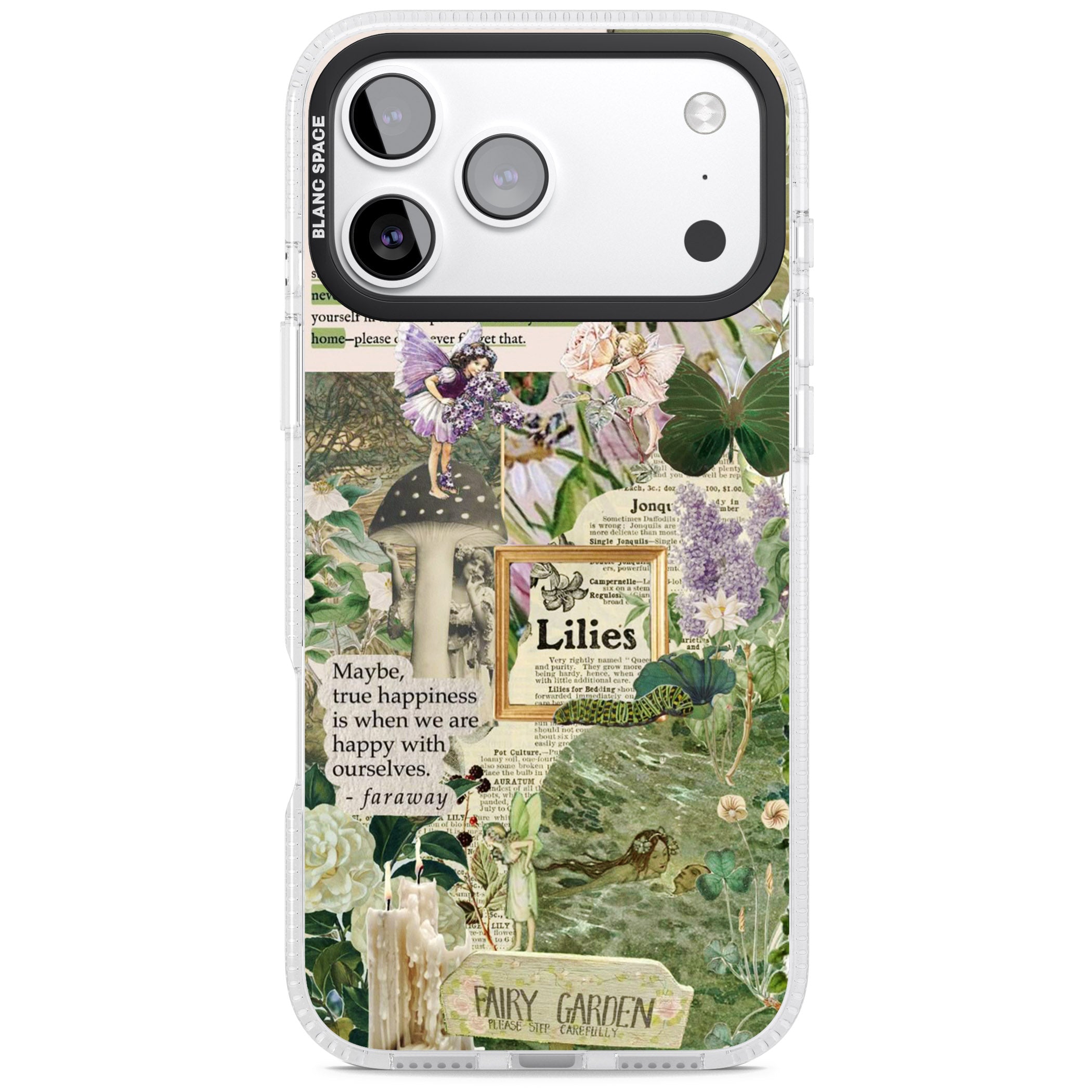 Fairy Garden iPhone 17 Pro Max Impact Air Clear Phone Case