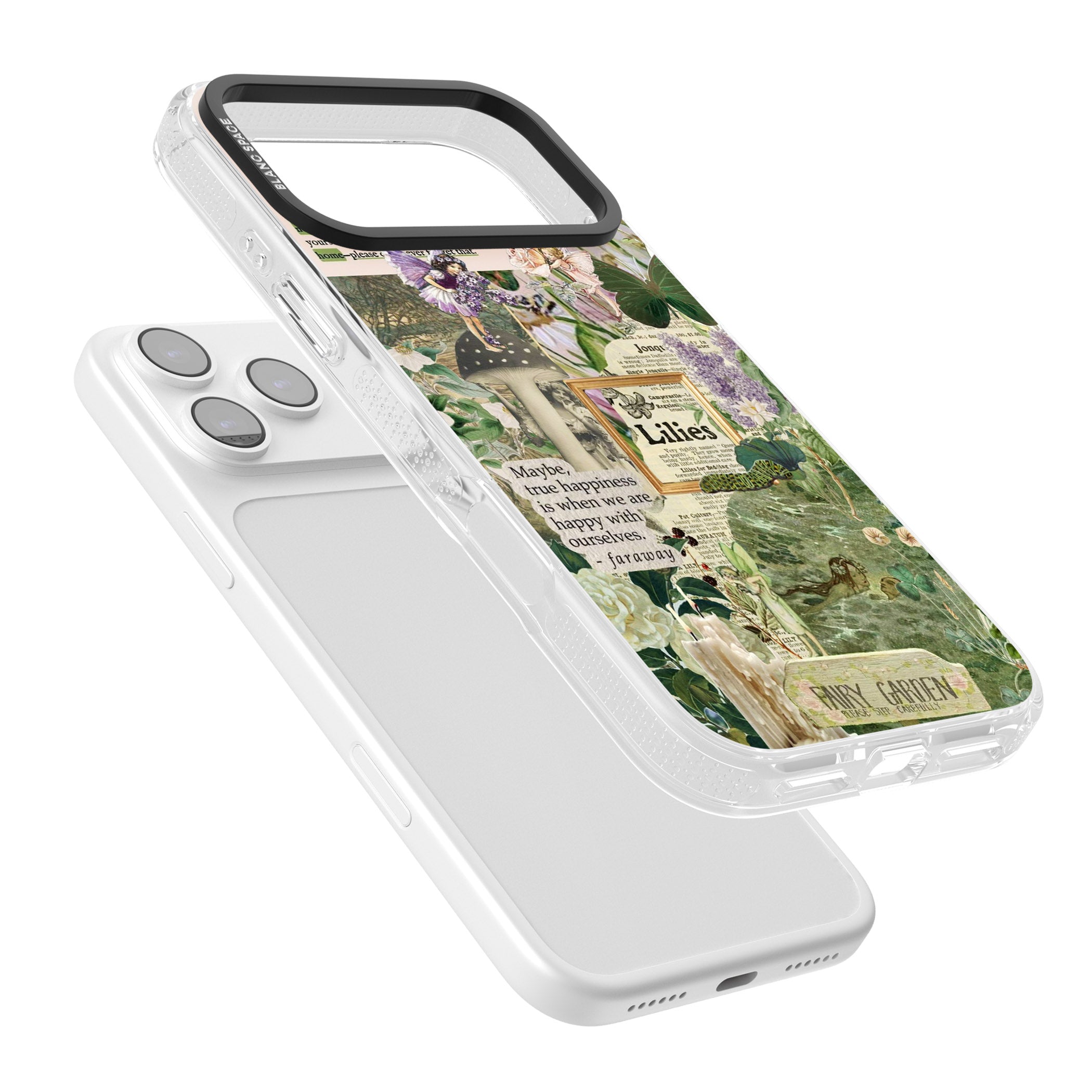 Fairy Garden iPhone 17 Pro Max Impact Air Clear Phone Case Colours