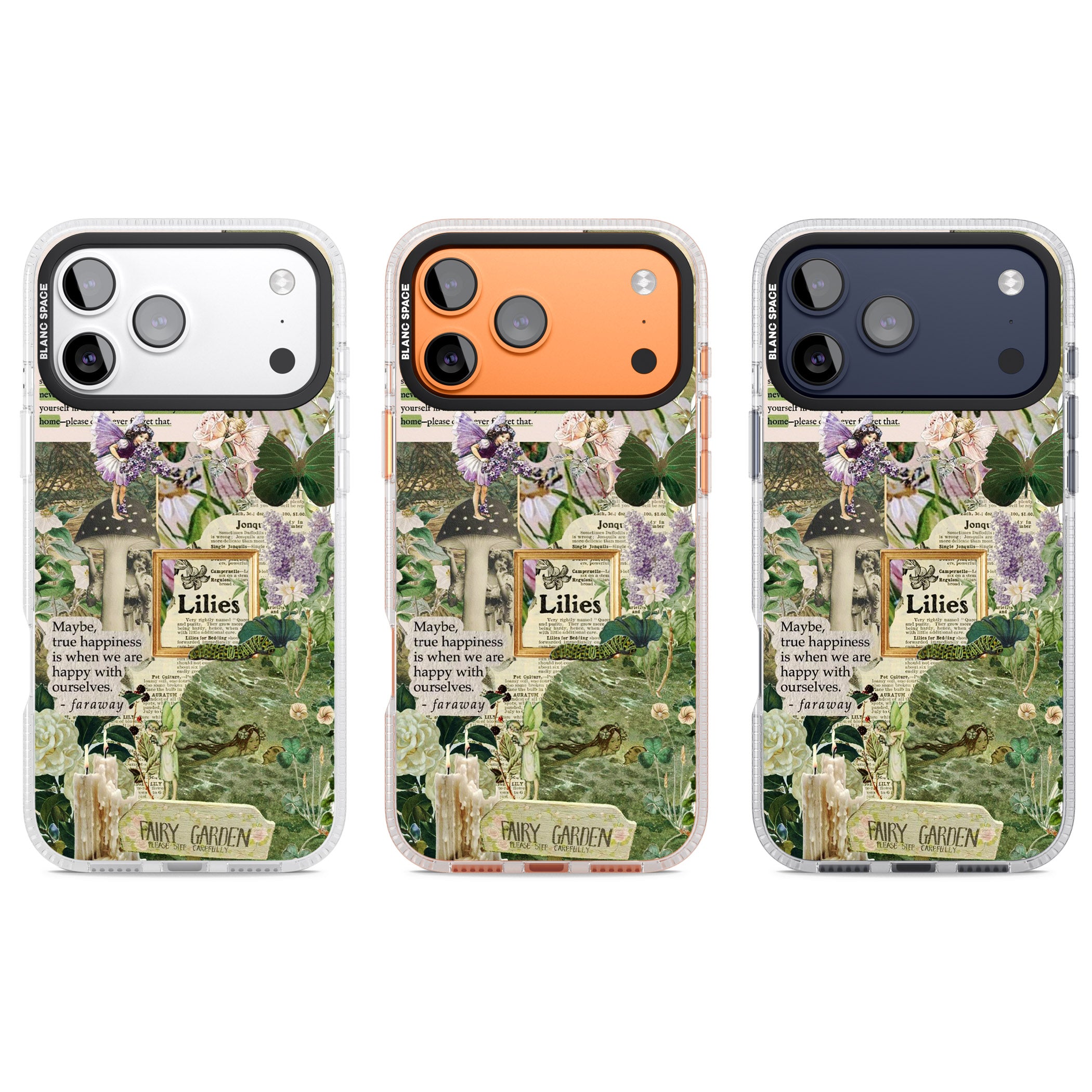 Fairy Garden iPhone 17 Pro Impact Air Clear Phone Case APT Impact Protection