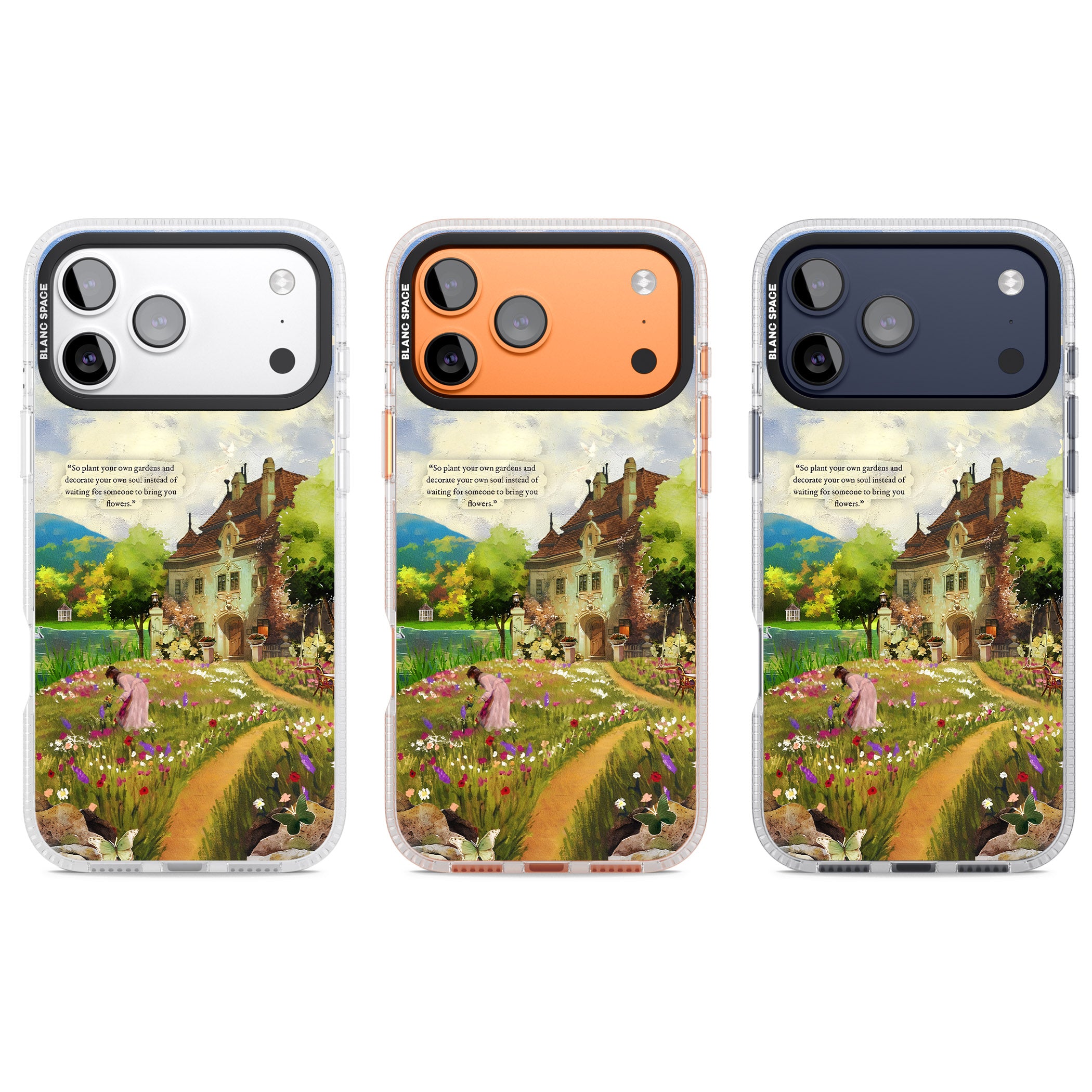 Spring Cottage iPhone 17 Pro Impact Air Clear Phone Case APT Impact Protection