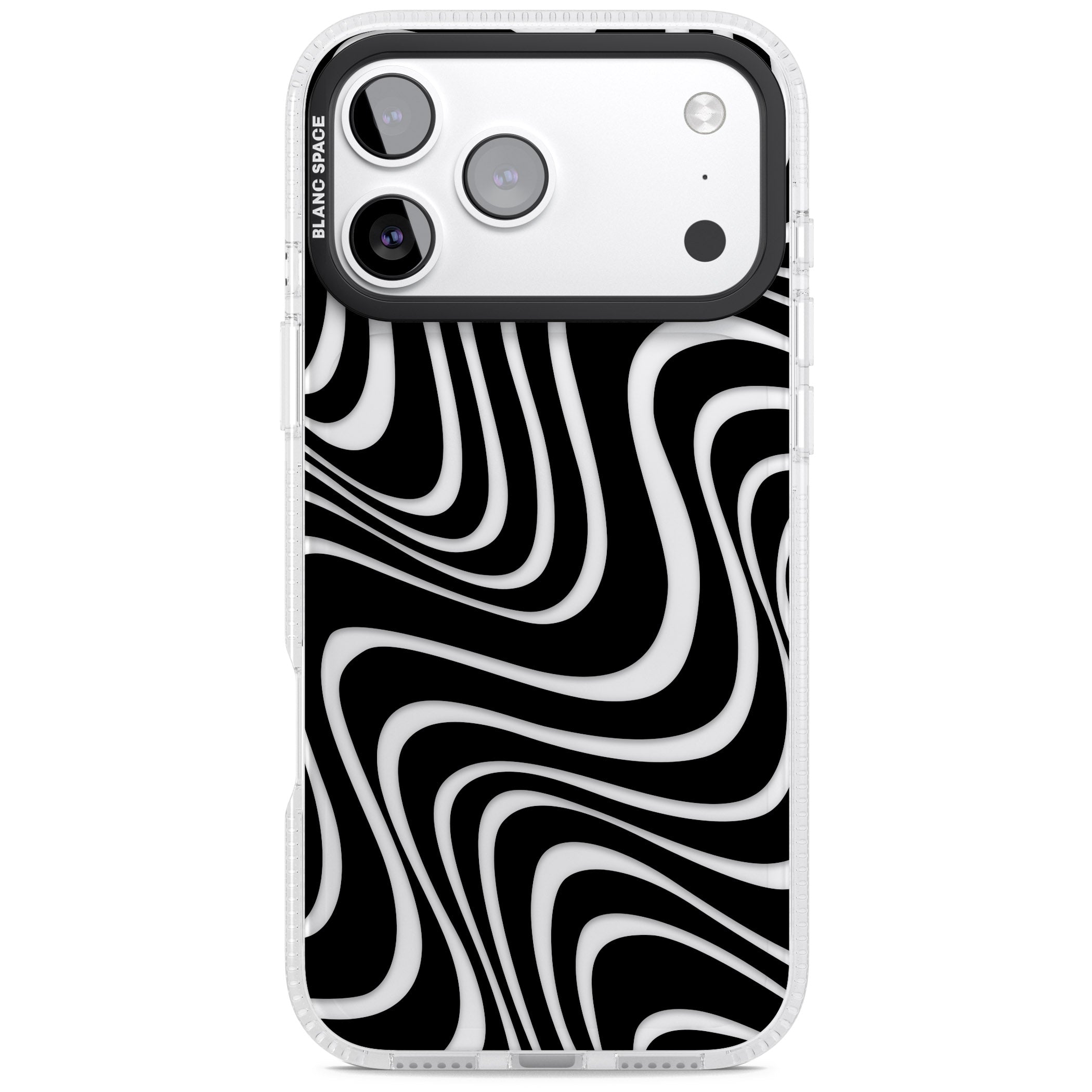 Abstract Waves iPhone 17 Pro Max Impact Air Clear Phone Case