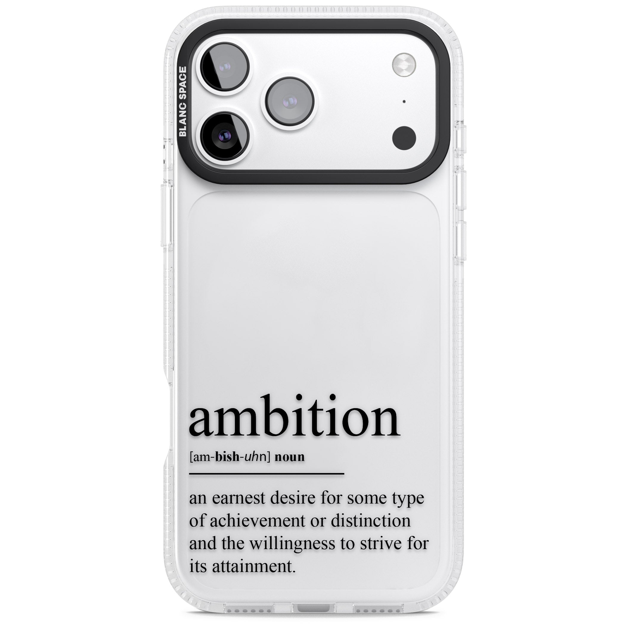 Ambition iPhone 17 Pro Max Impact Air Clear Phone Case