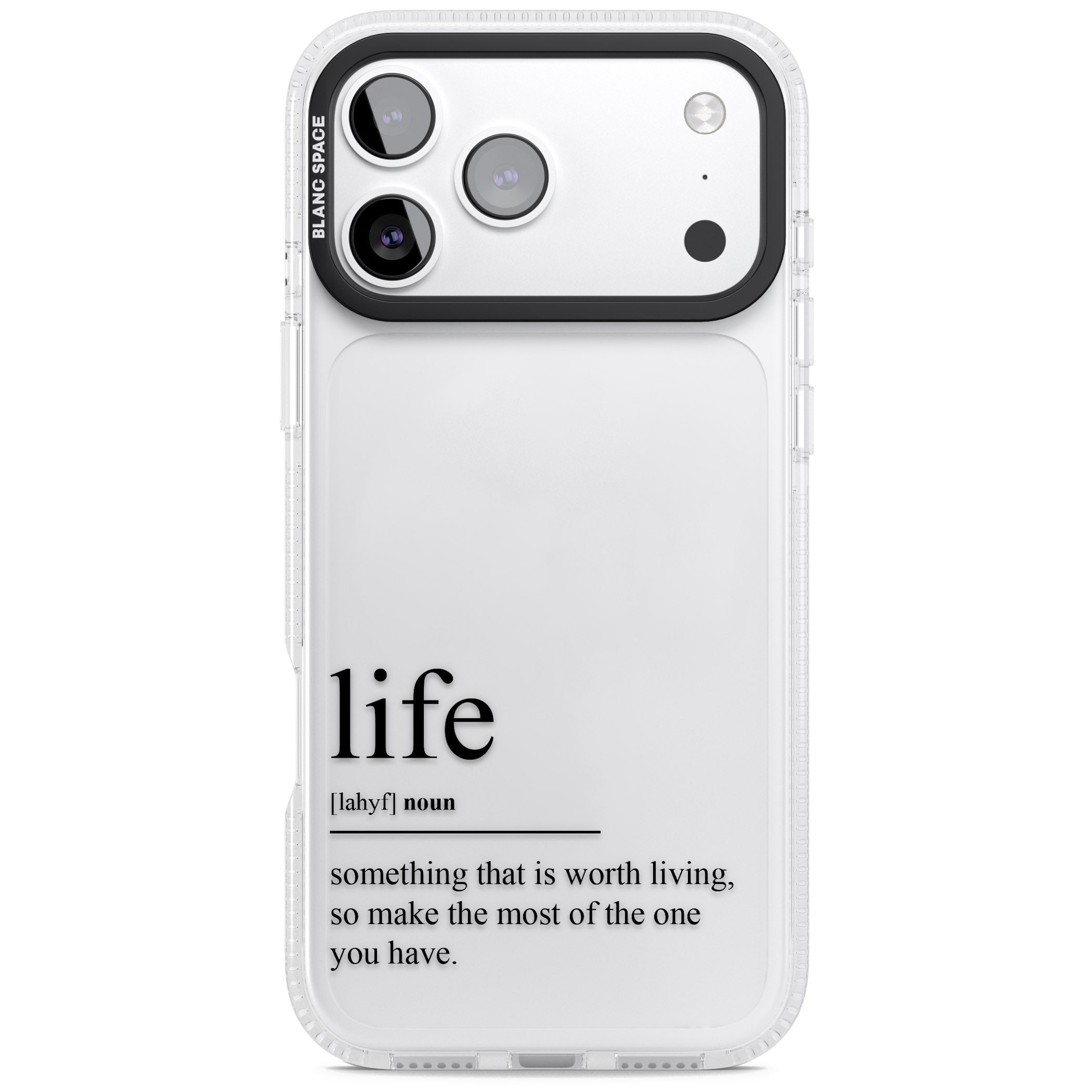 Life iPhone 17 Pro Max Impact Air Clear Phone Case