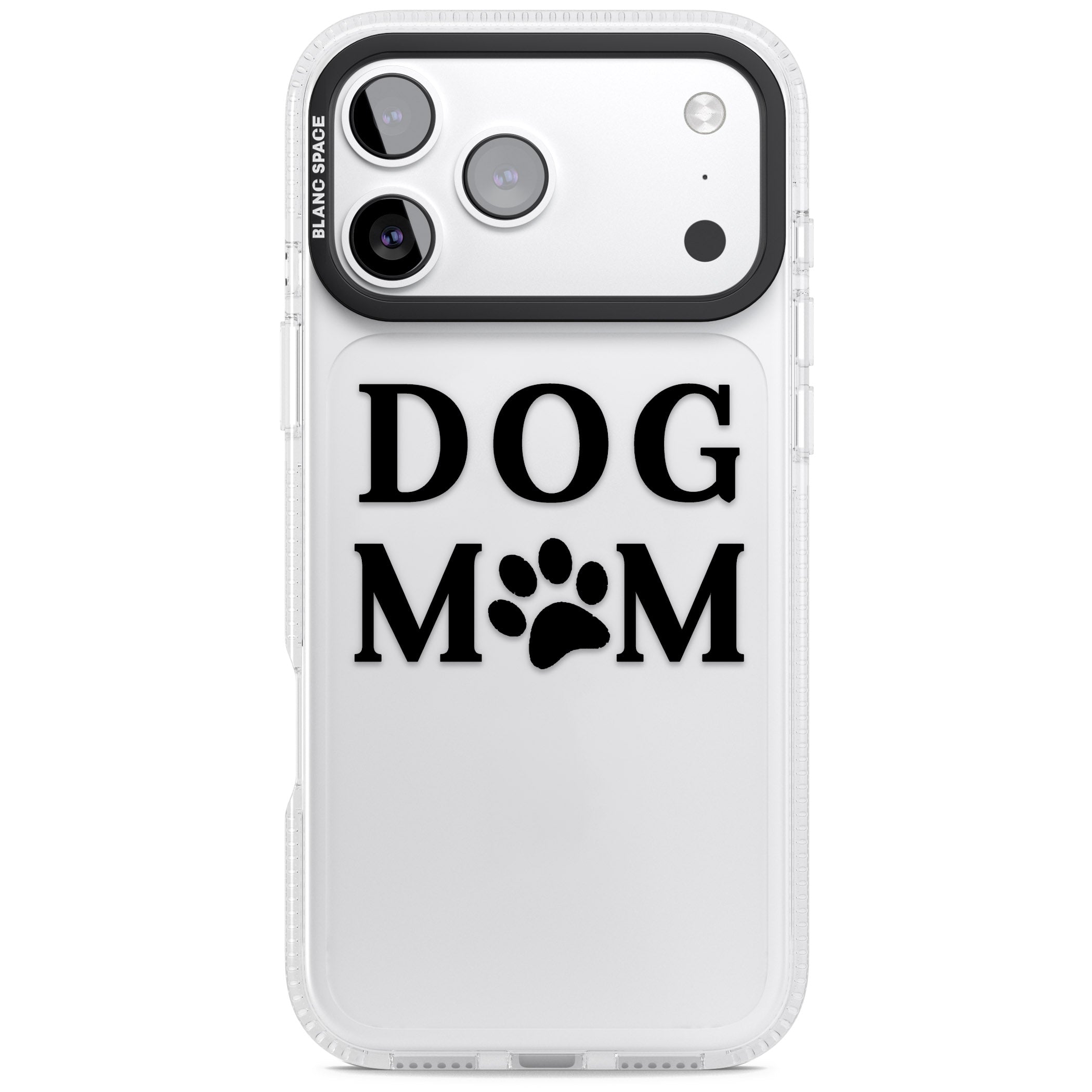 Dog Mom iPhone 17 Pro Max Impact Air Clear Phone Case