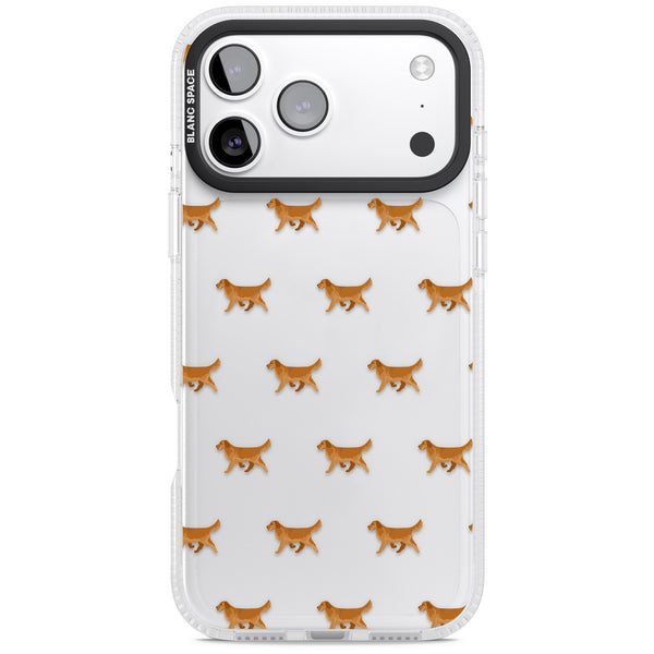 Golden Retriever Dog Pattern Clear