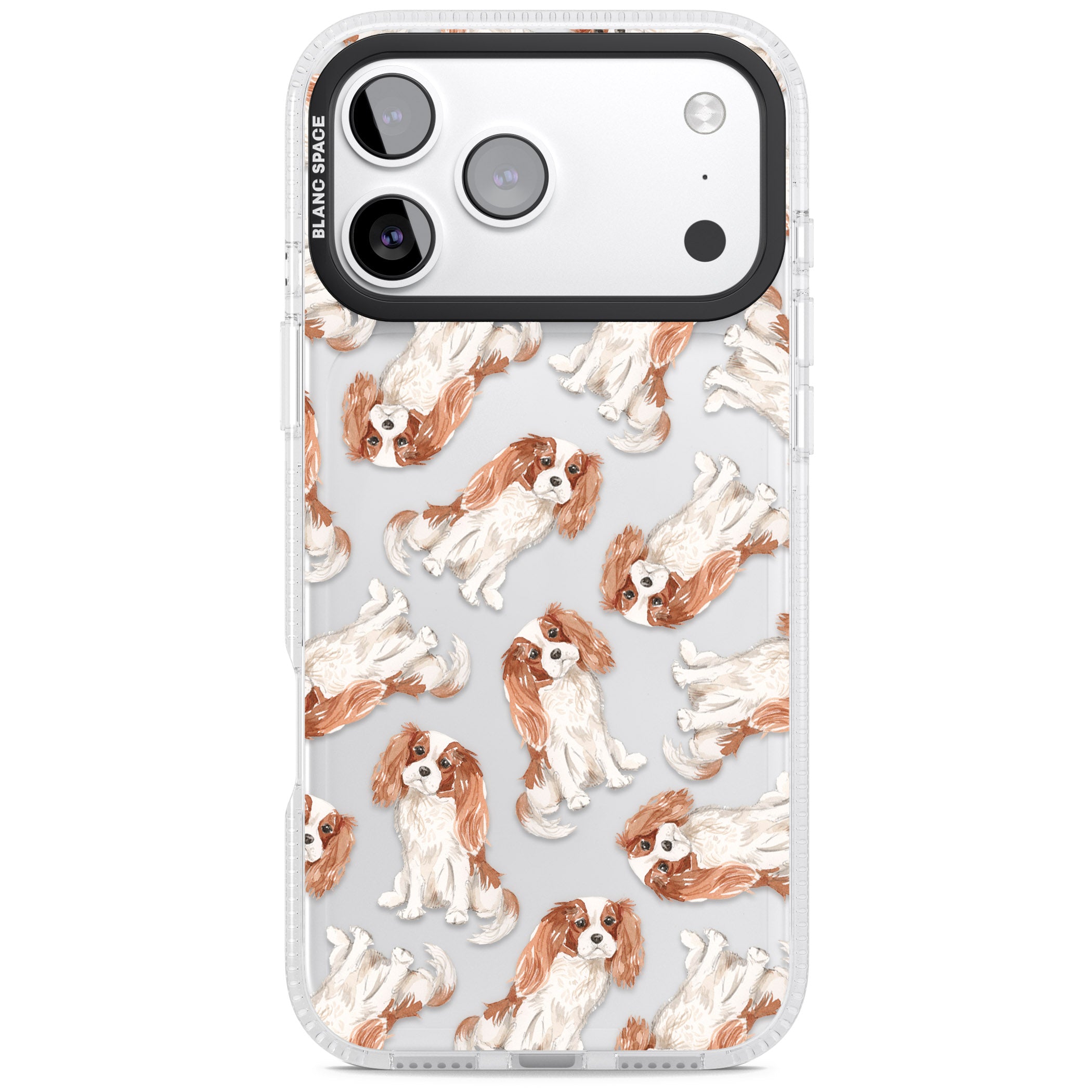 Cavalier King Charles Spaniel iPhone 17 Pro Max Impact Air Clear Phone Case