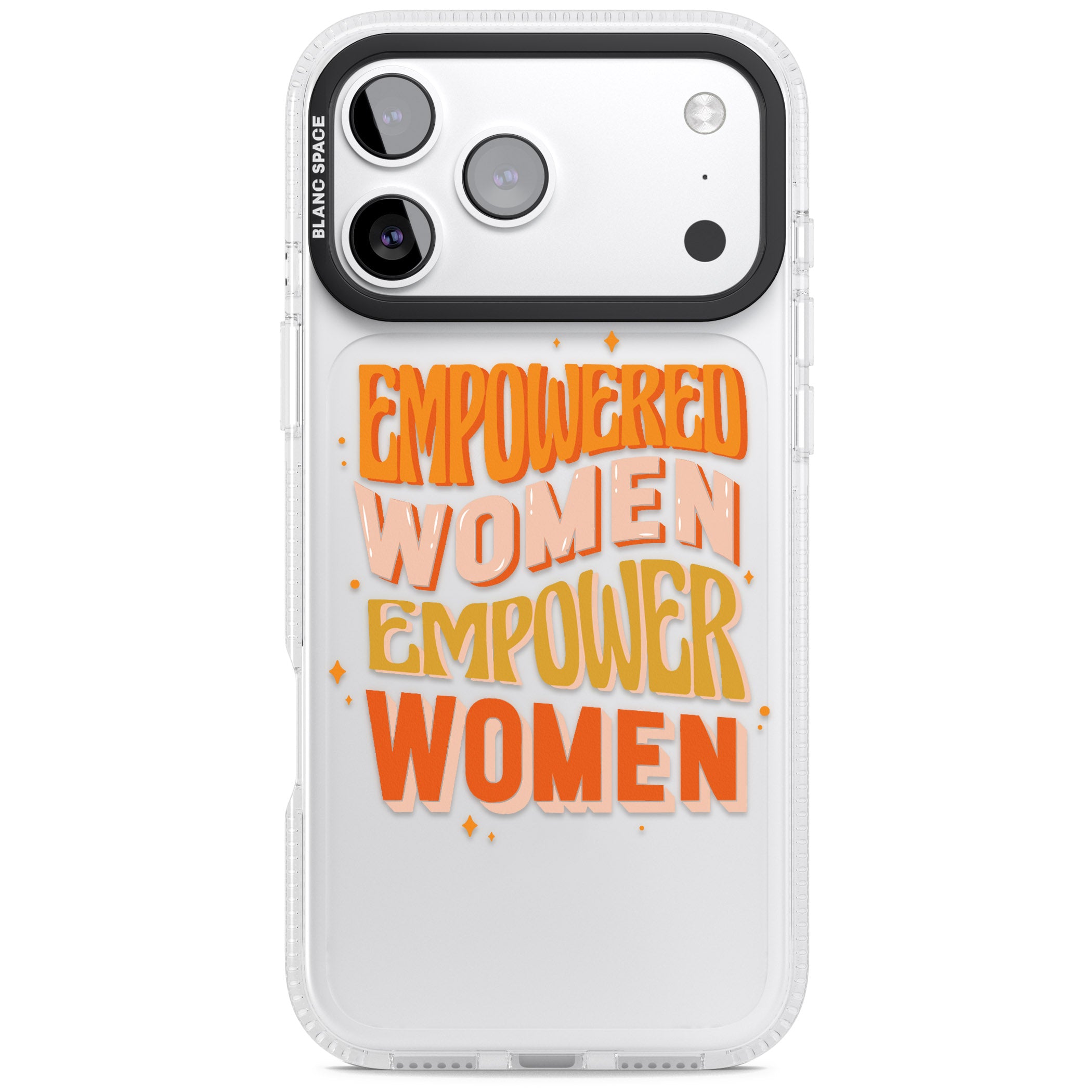 Empowered Women iPhone 17 Pro Max Impact Air Clear Phone Case