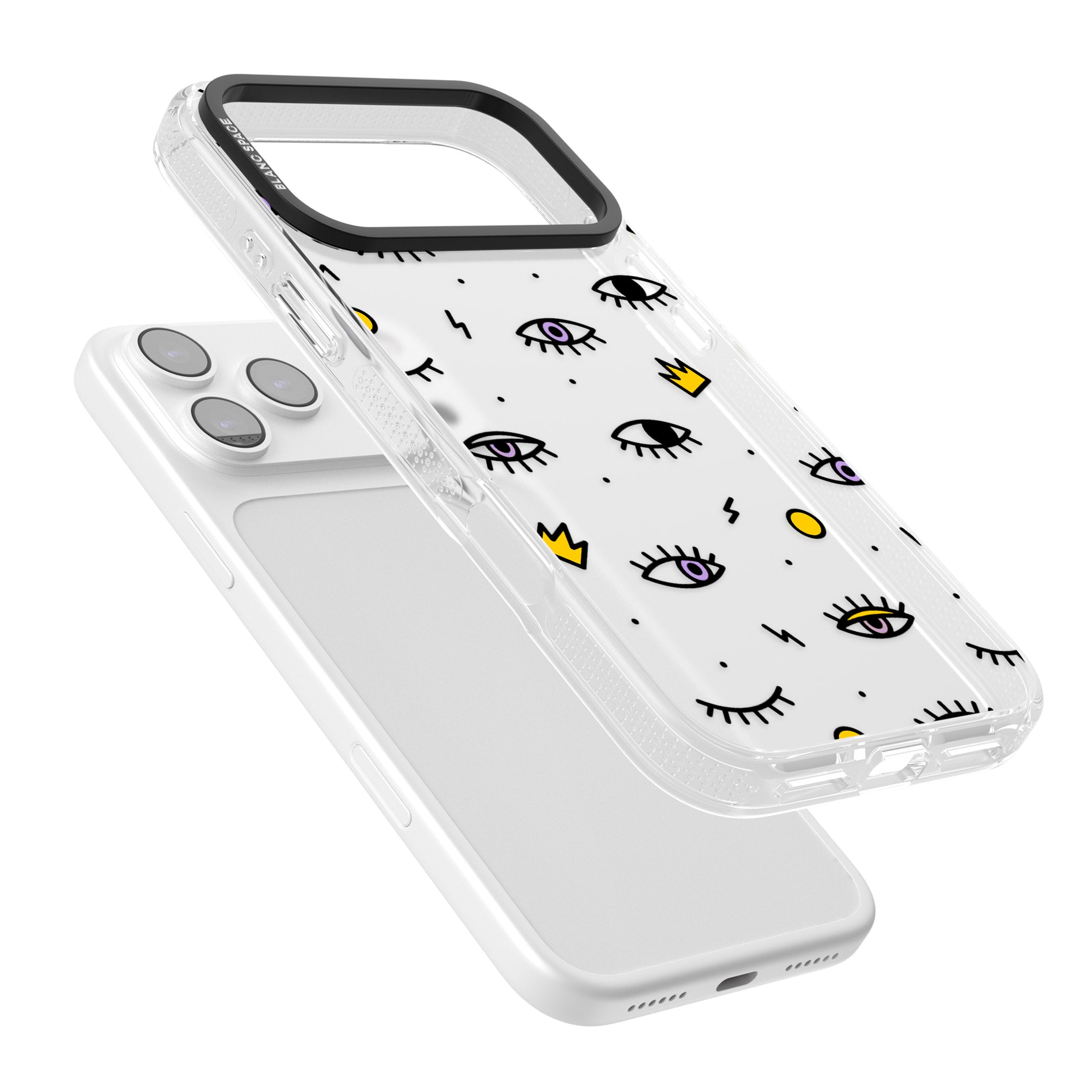 Eyes & Lips Icons iPhone 17 Pro Max Impact Air Clear Phone Case Colours