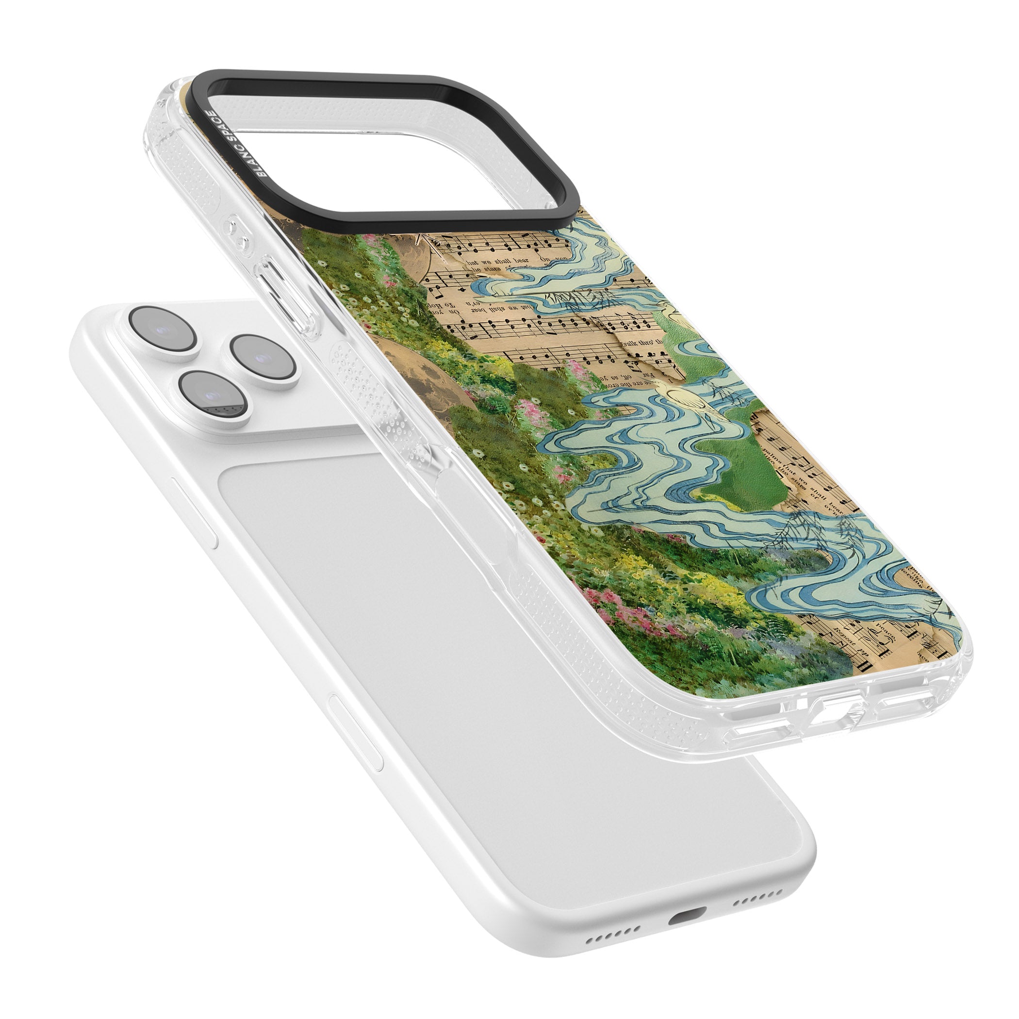 Musical River iPhone 17 Pro Max Impact Air Clear Phone Case Colours