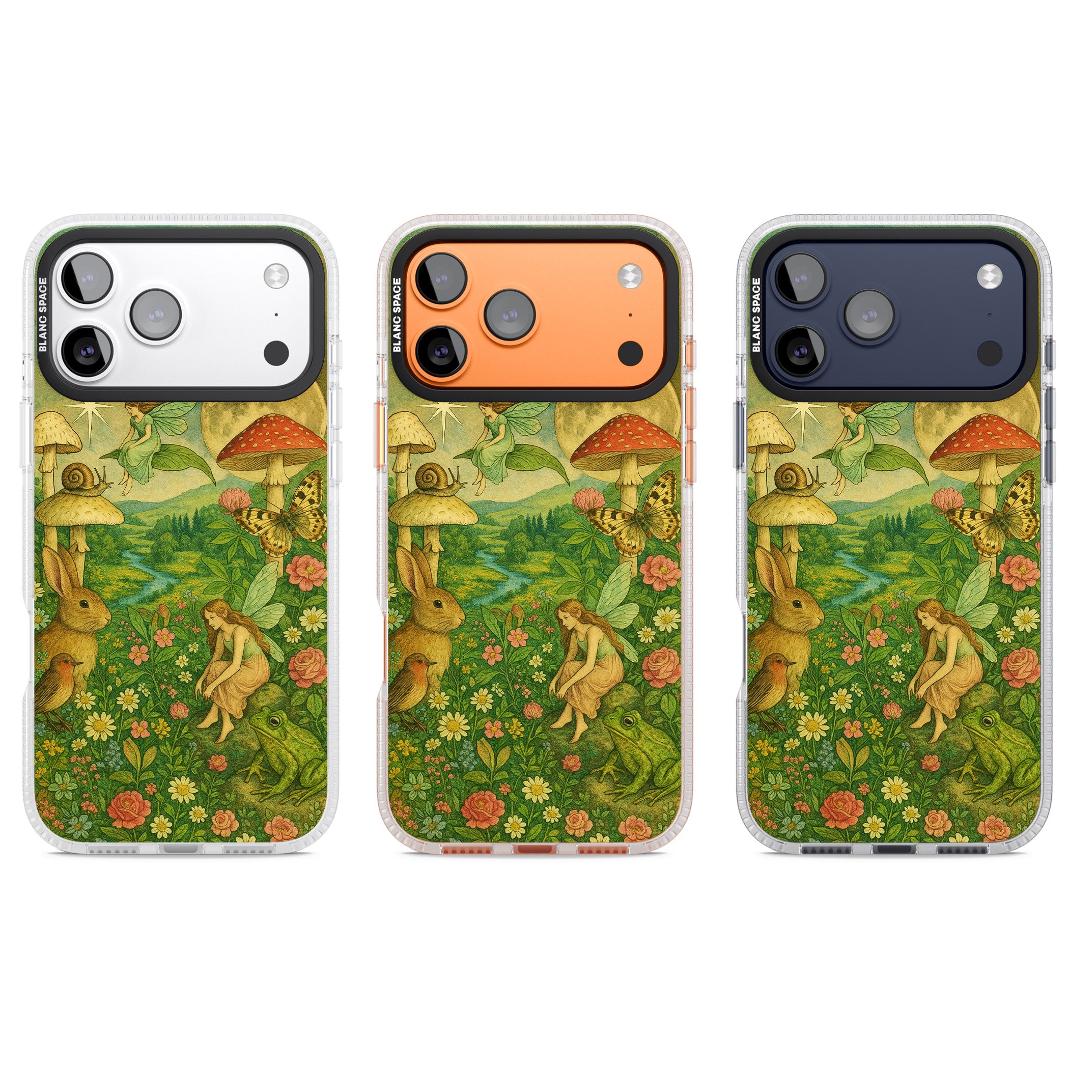 Fairies & Flowers iPhone 17 Pro Impact Air Clear Phone Case APT Impact Protection