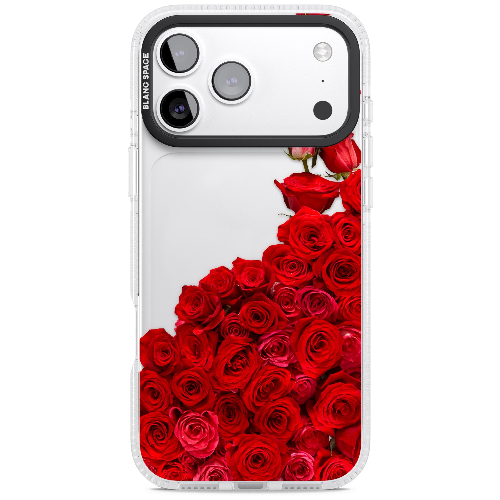Floral Roses iPhone 17 Pro Max Impact Air Clear Phone Case