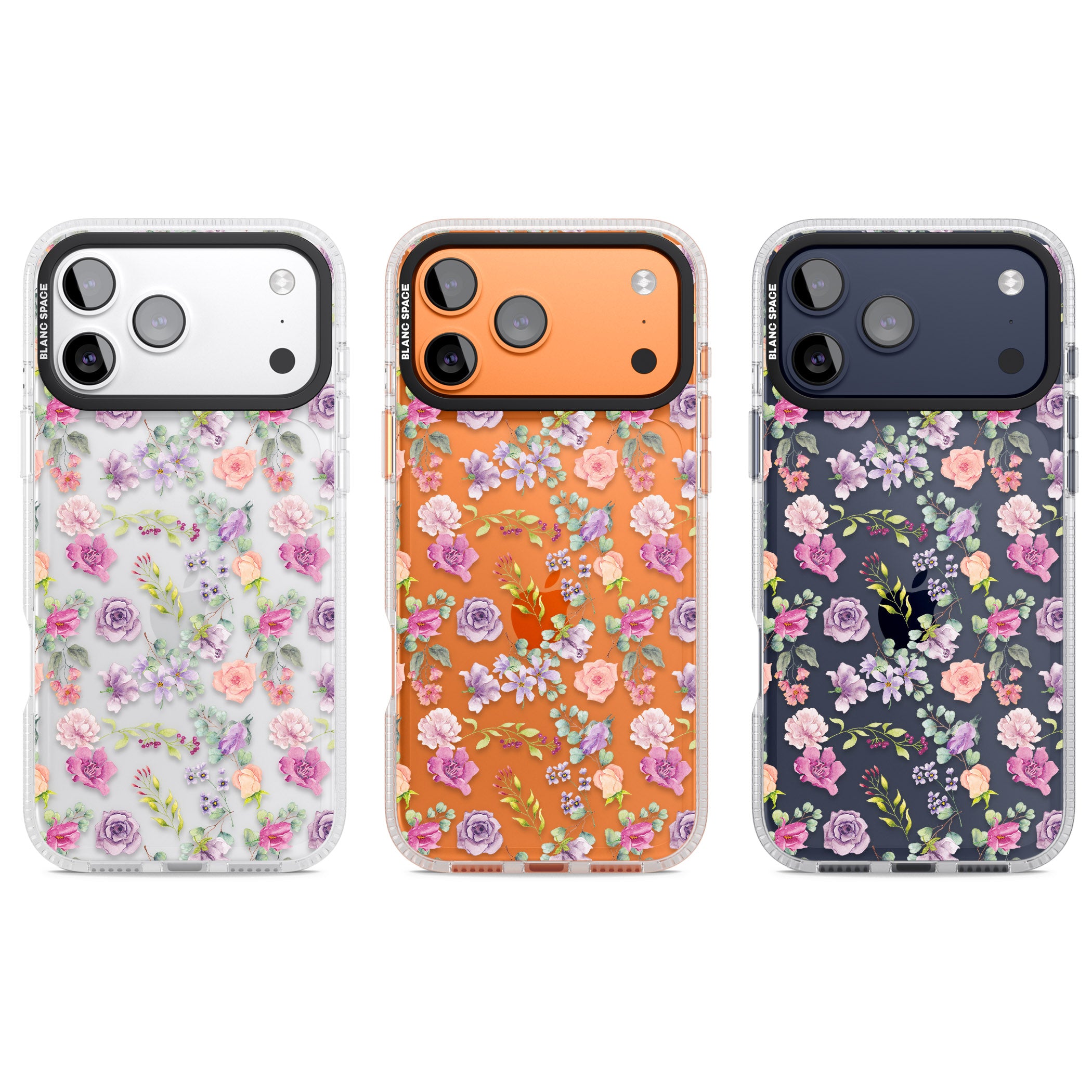 Sunday Flowers iPhone 17 Pro Impact Air Clear Phone Case APT Impact Protection