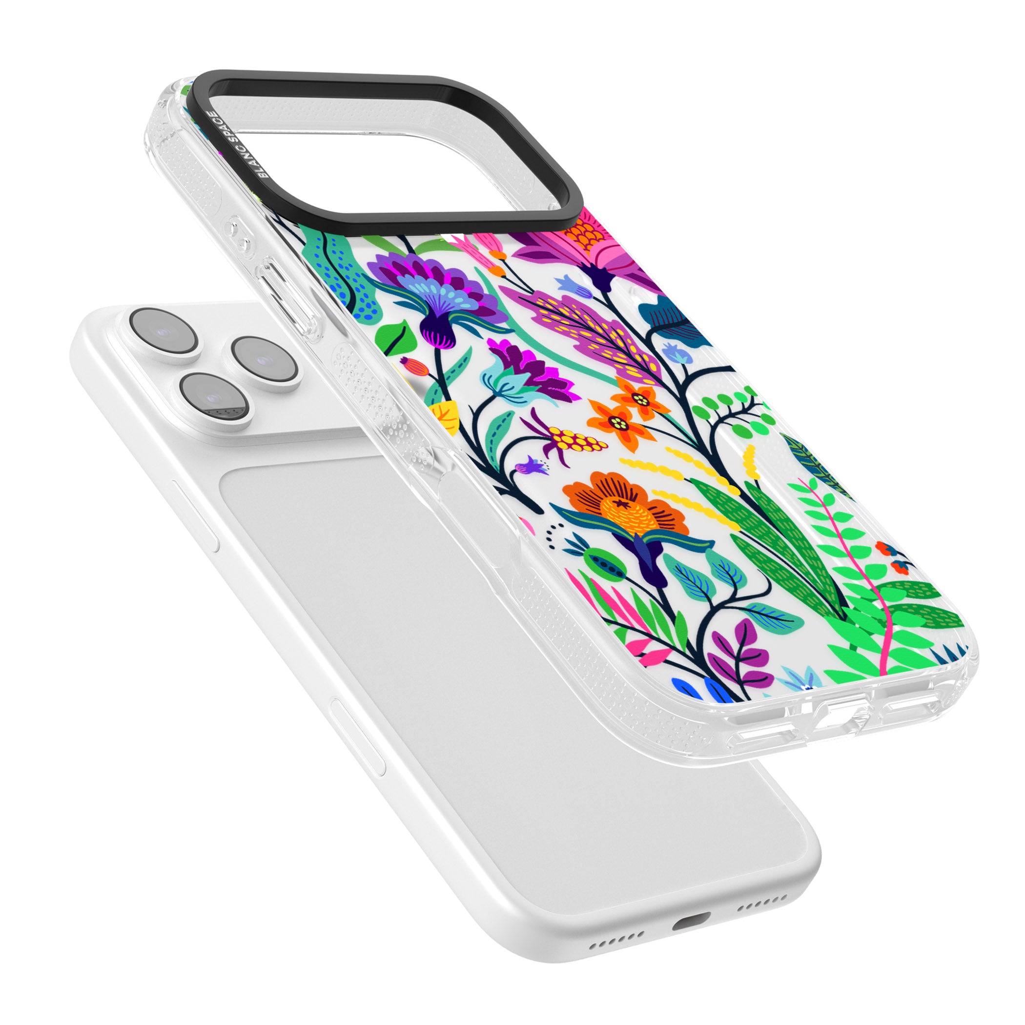 Floral Vibe iPhone 17 Pro Max Impact Air Clear Phone Case Colours