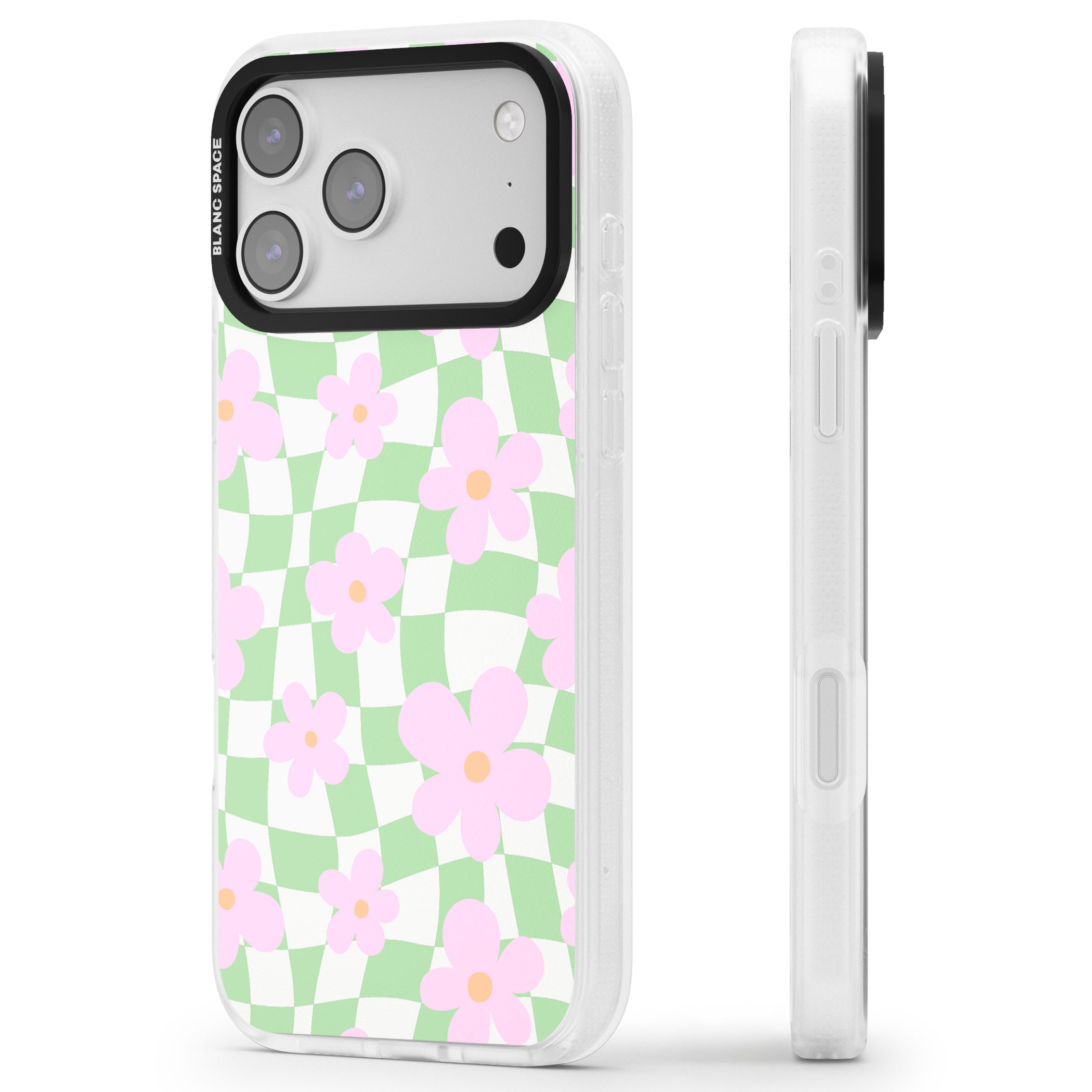 Spring Picnic iPhone 17 Pro Max Impact Air Clear Phone Case Side Profile