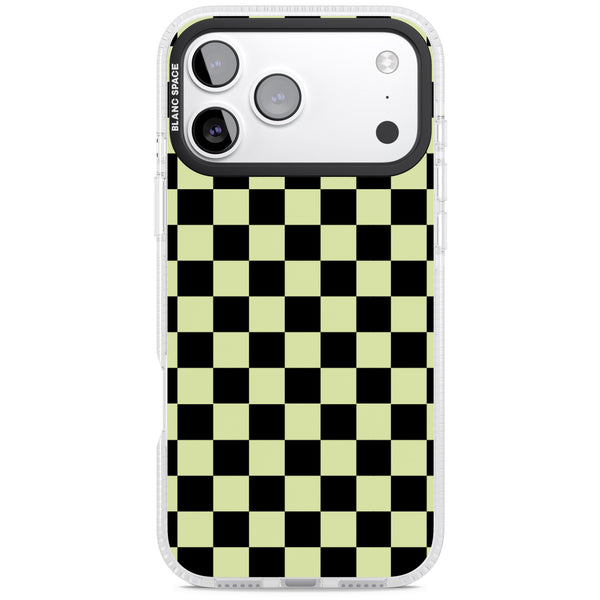 Black & Lime Check