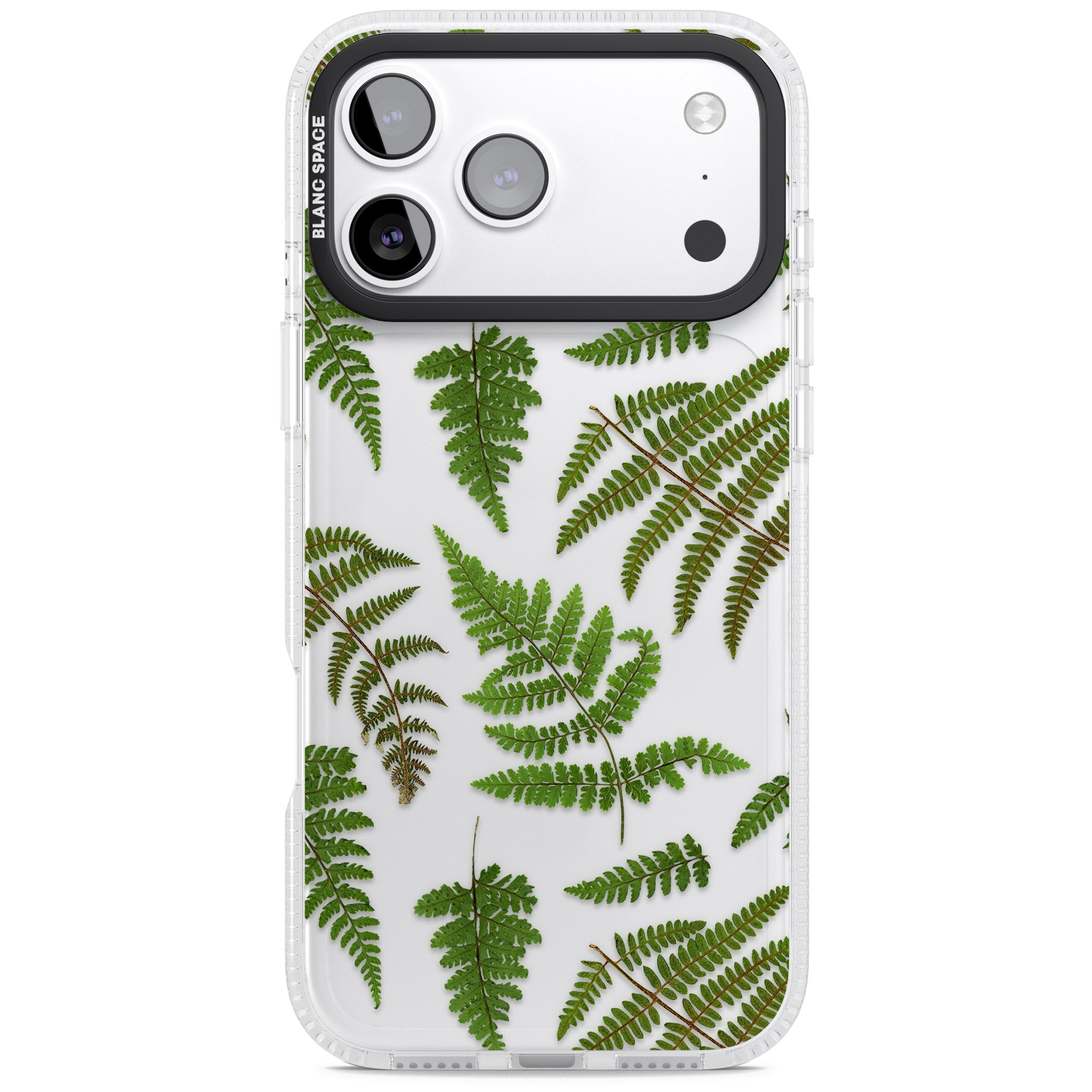 Leafy Ferns iPhone 17 Pro Max Impact Air Clear Phone Case