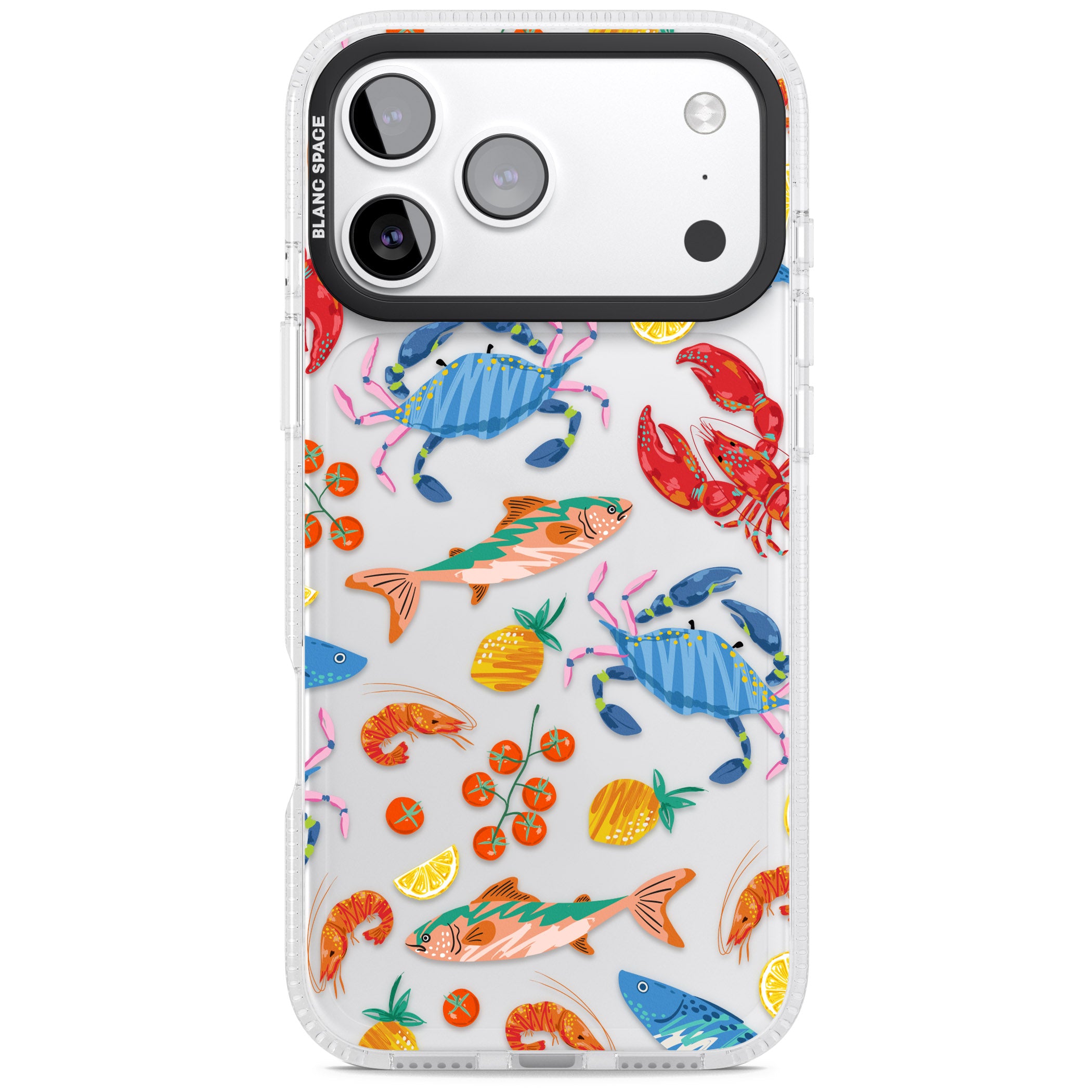 Vibrant Sealife iPhone 17 Pro Max Impact Air Clear Phone Case