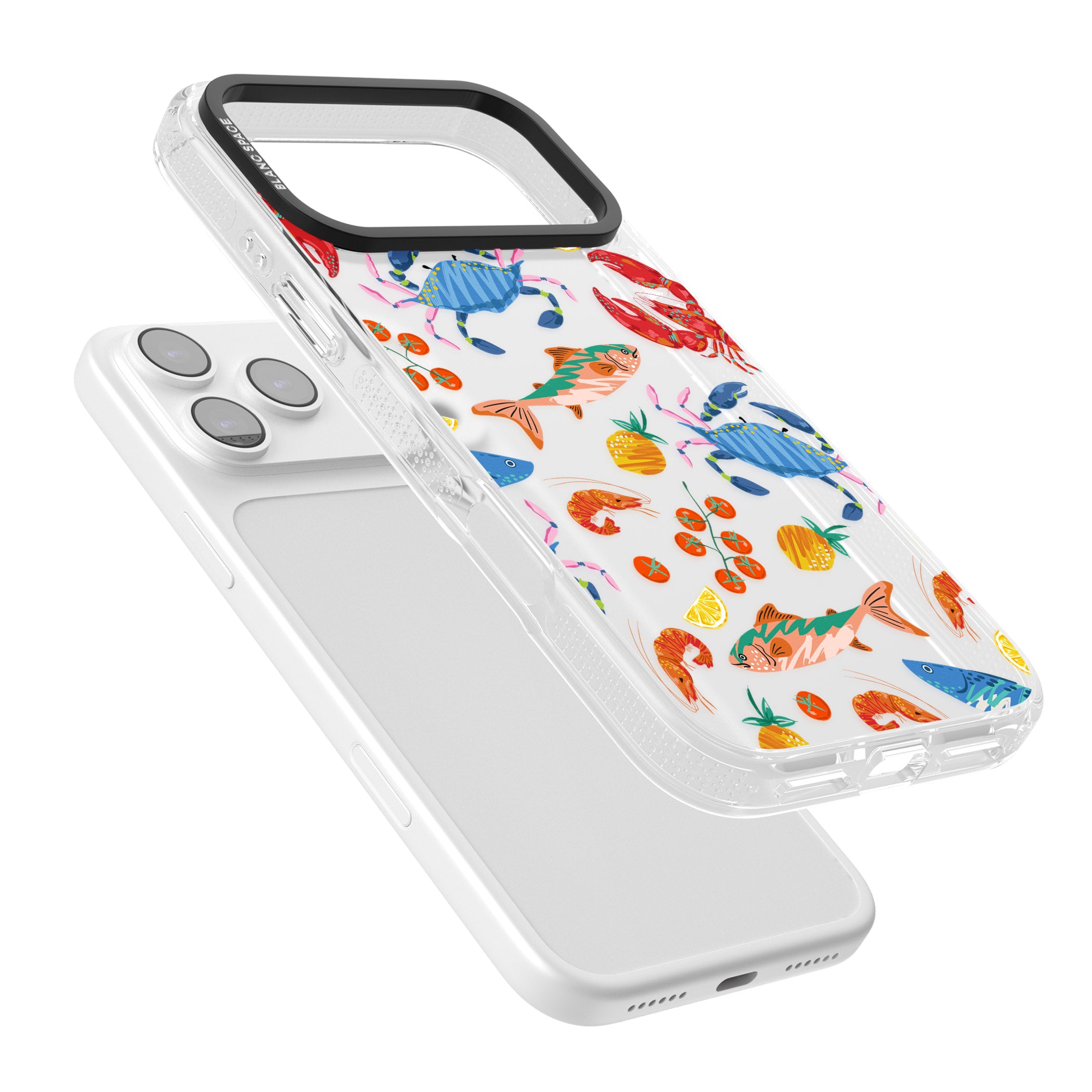 Vibrant Sealife iPhone 17 Pro Max Impact Air Clear Phone Case Colours