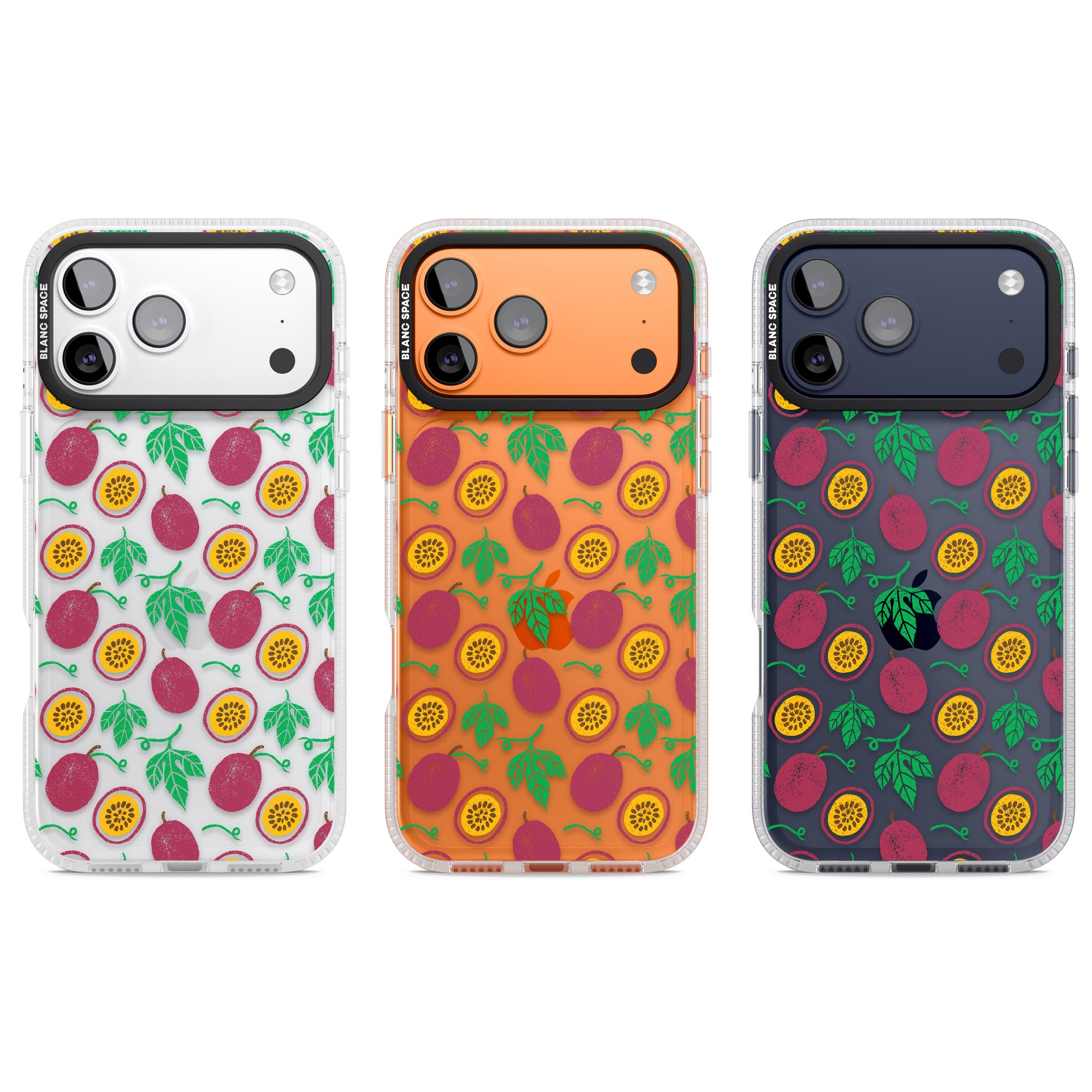 Passion Fruit Paradise iPhone 17 Pro Impact Air Clear Phone Case APT Impact Protection