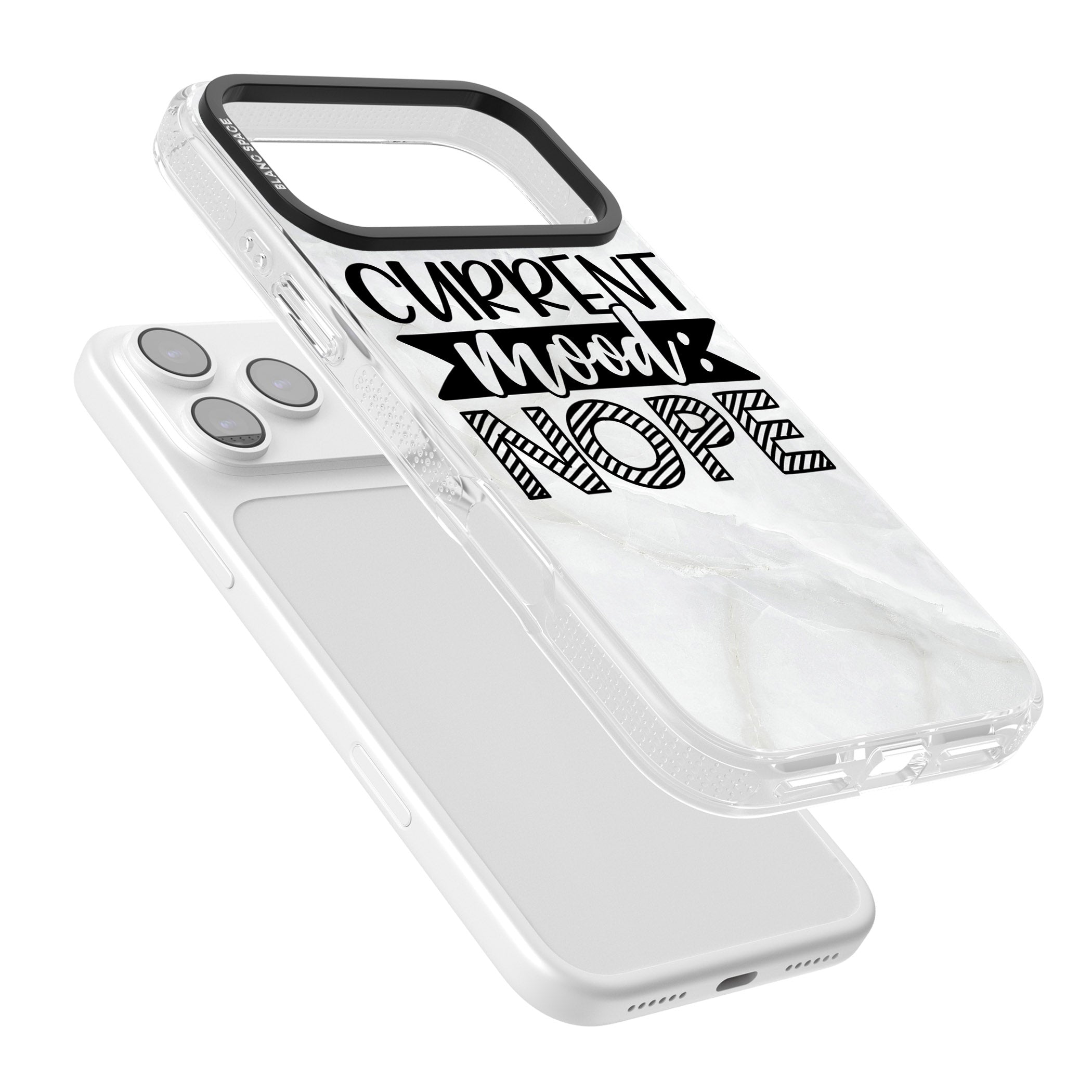 Current Mood Nope iPhone 17 Pro Impact Air Clear Phone Case Colours