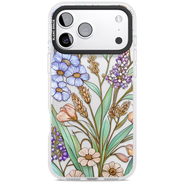 Glass Lavenders & Daisies