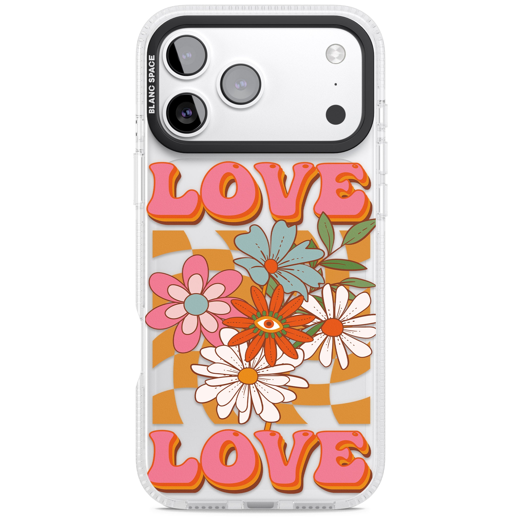 Love Bloom iPhone 17 Pro Max Impact Air Clear Phone Case