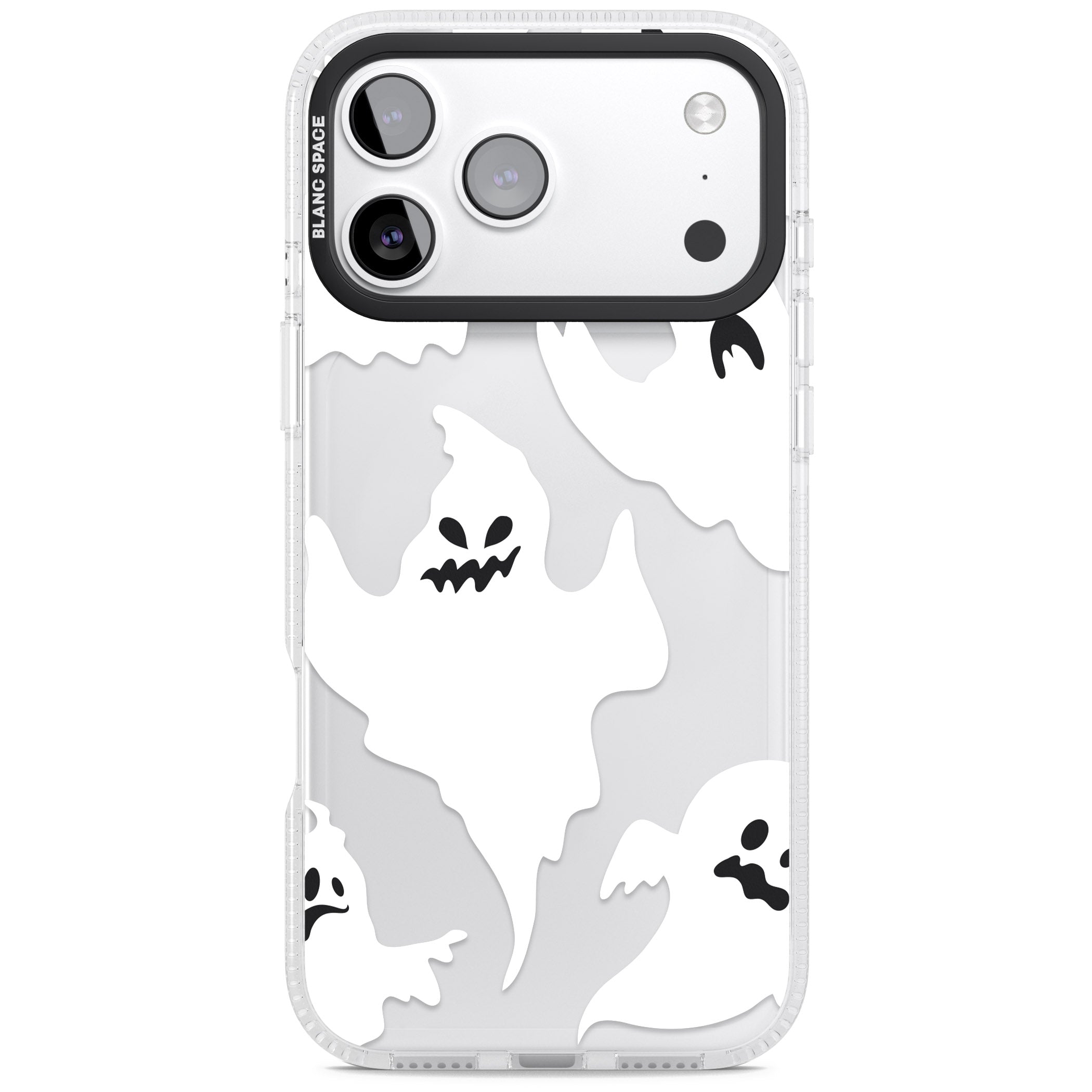 Ghost Pattern iPhone 17 Pro Max Impact Air Clear Phone Case