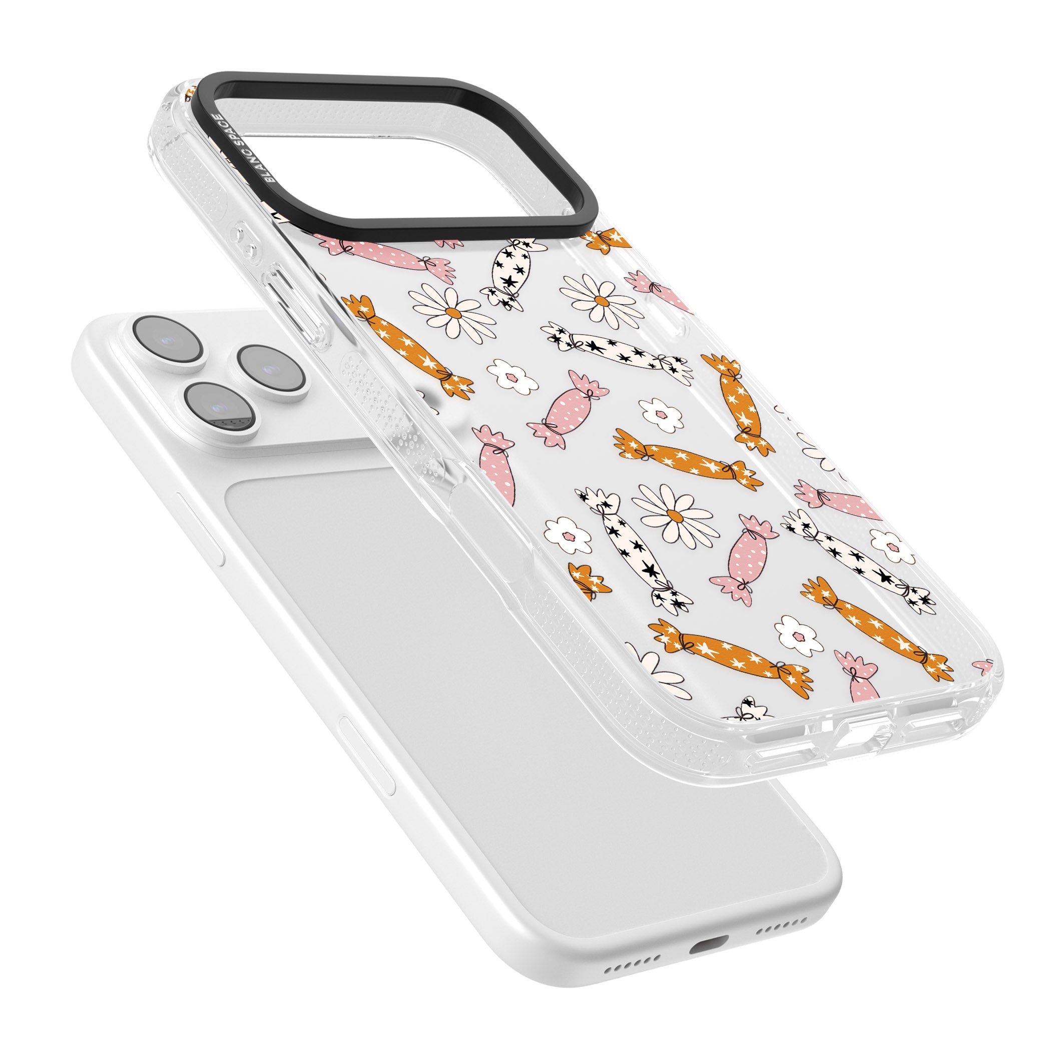 Floral Candy iPhone 17 Pro Max Impact Air Clear Phone Case Colours