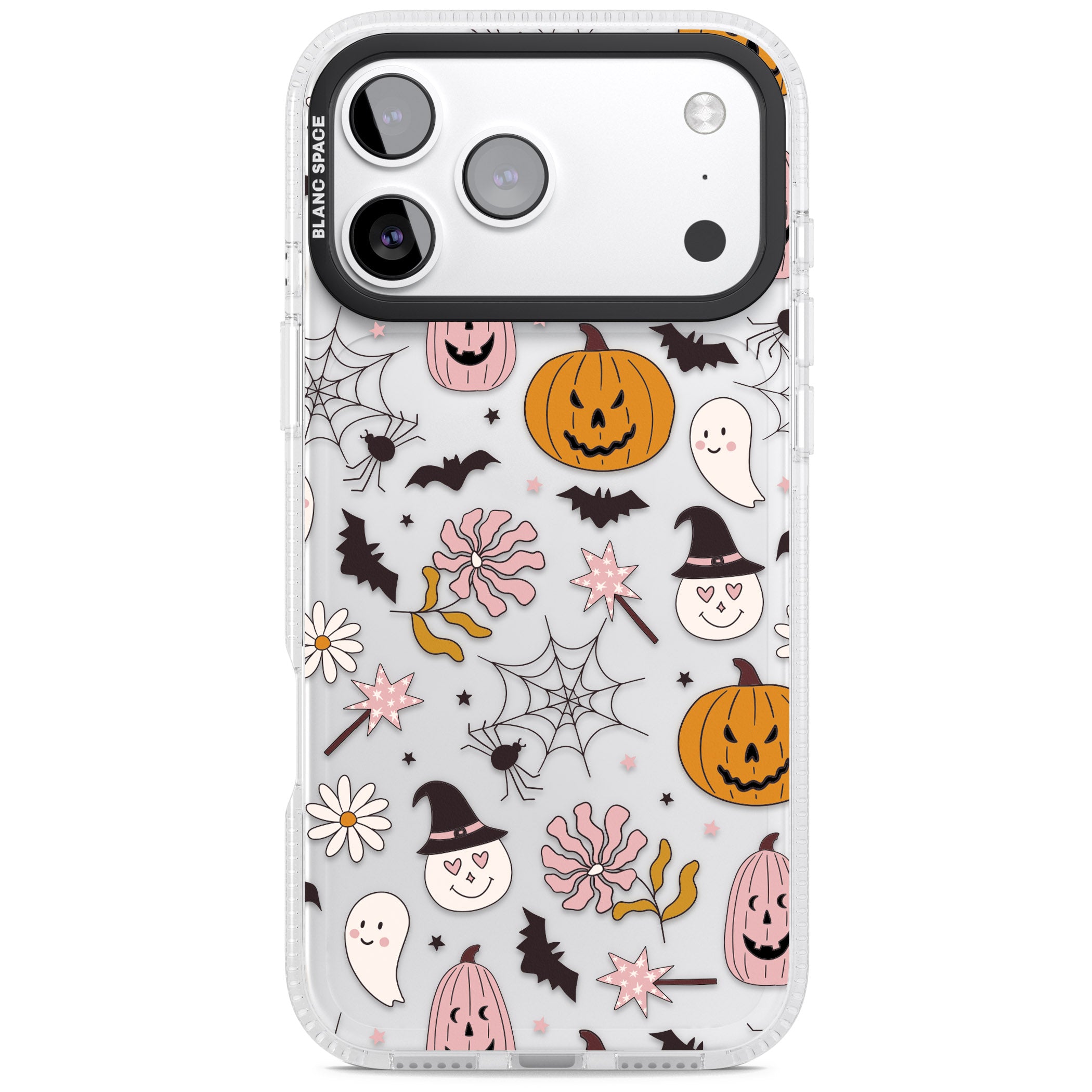 Spooky Mix iPhone 17 Pro Max Impact Air Clear Phone Case