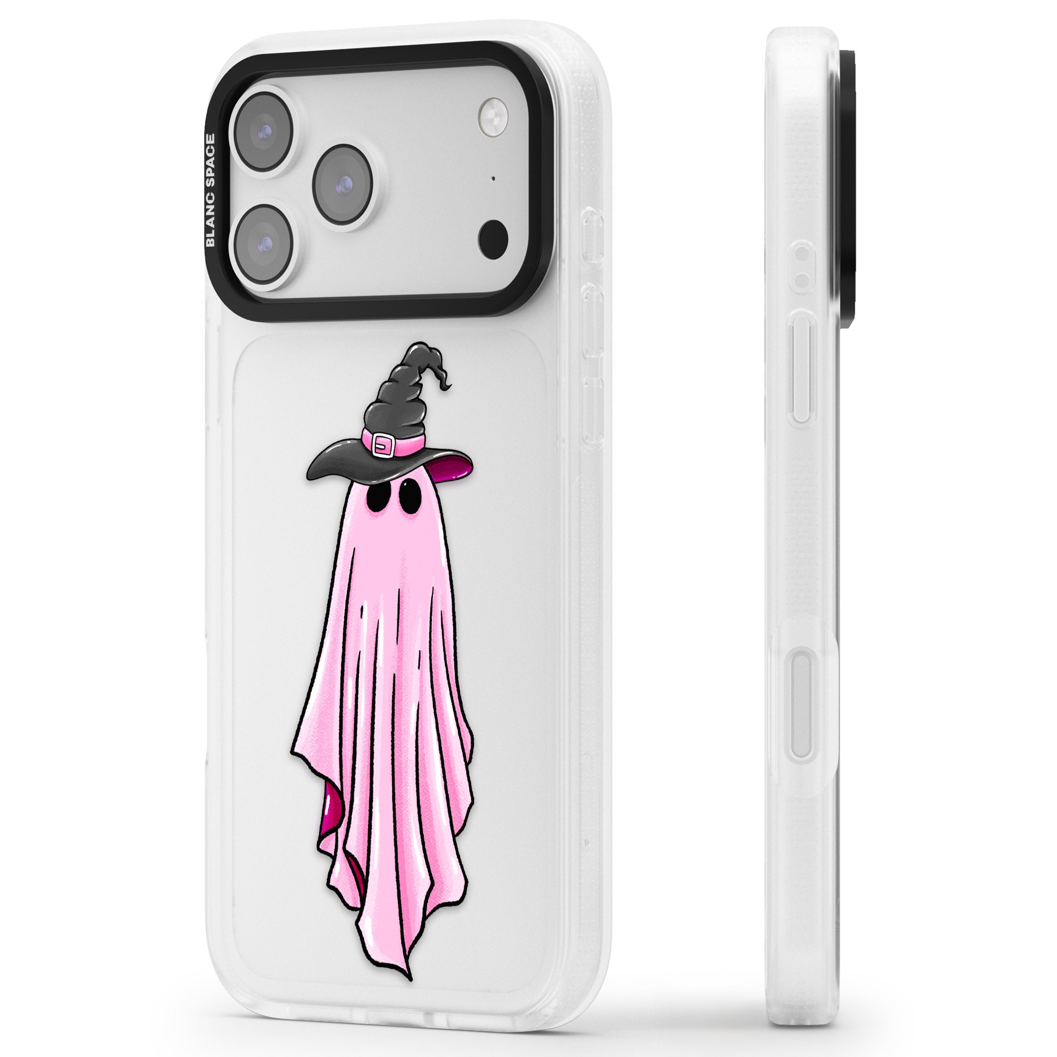 New Hat Day iPhone 17 Pro Max Impact Air Clear Phone Case Side Profile
