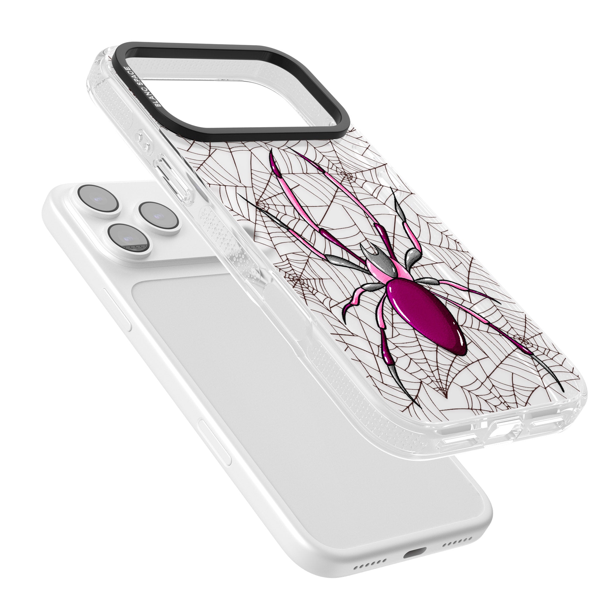 Arachnophobia iPhone 17 Pro Max Impact Air Clear Phone Case Colours