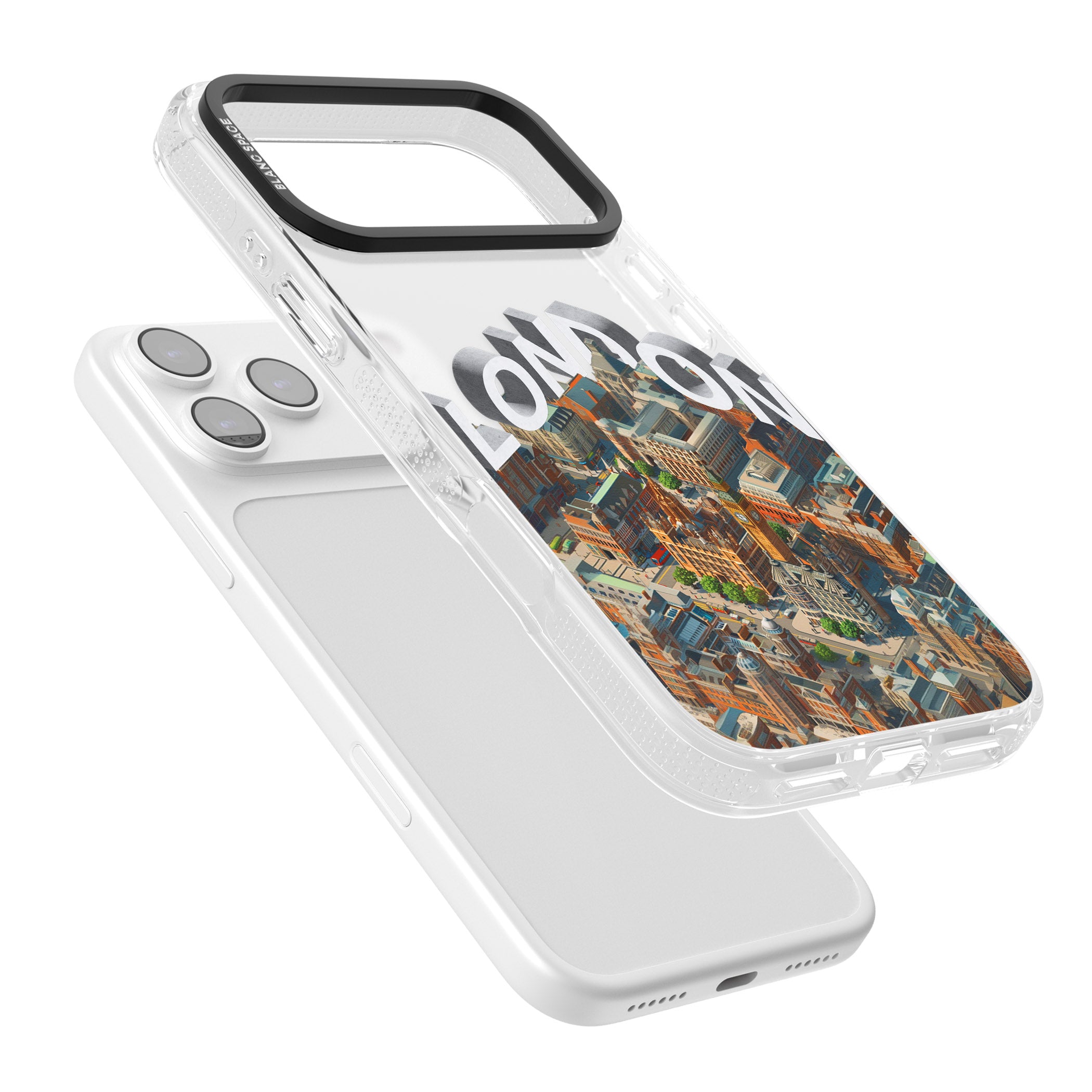 London iPhone 17 Pro Max Impact Air Clear Phone Case Colours