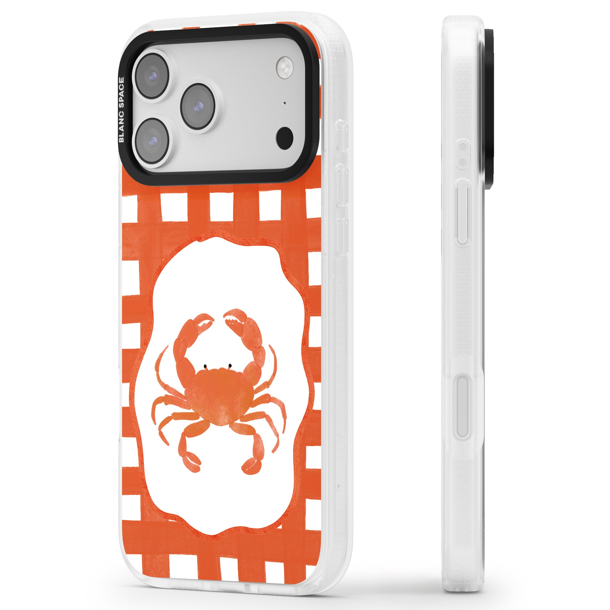 Red Lobster iPhone 17 Pro Max Impact Air Clear Phone Case Side Profile