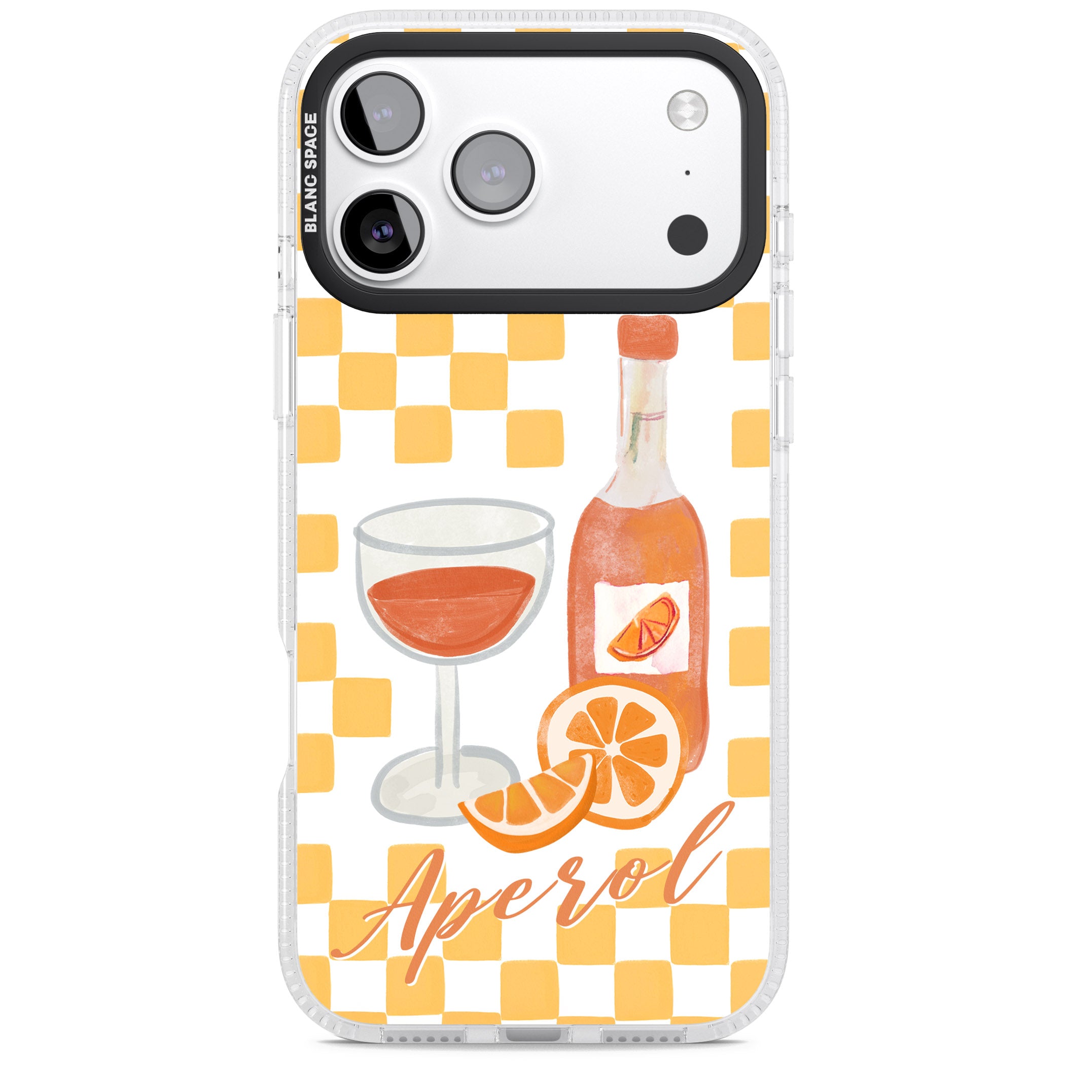Checked Spritz iPhone 17 Pro Max Impact Air Clear Phone Case