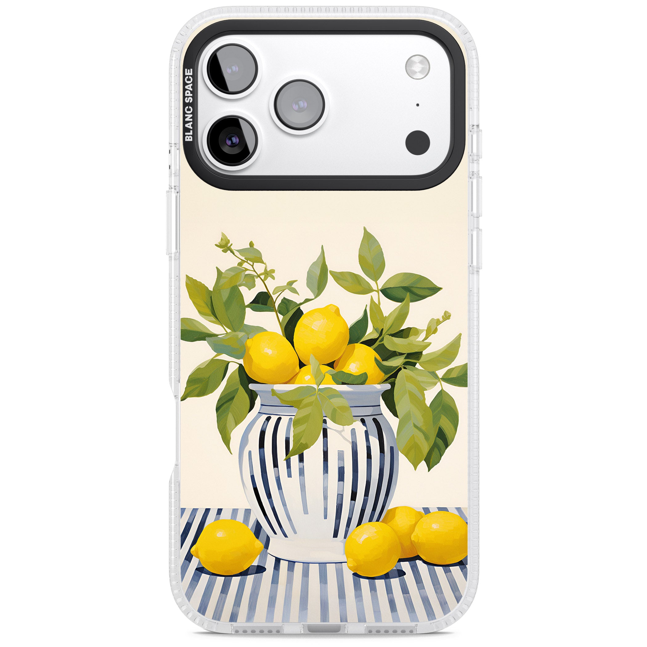 Lemon Plant Vase iPhone 17 Pro Max Impact Air Clear Phone Case