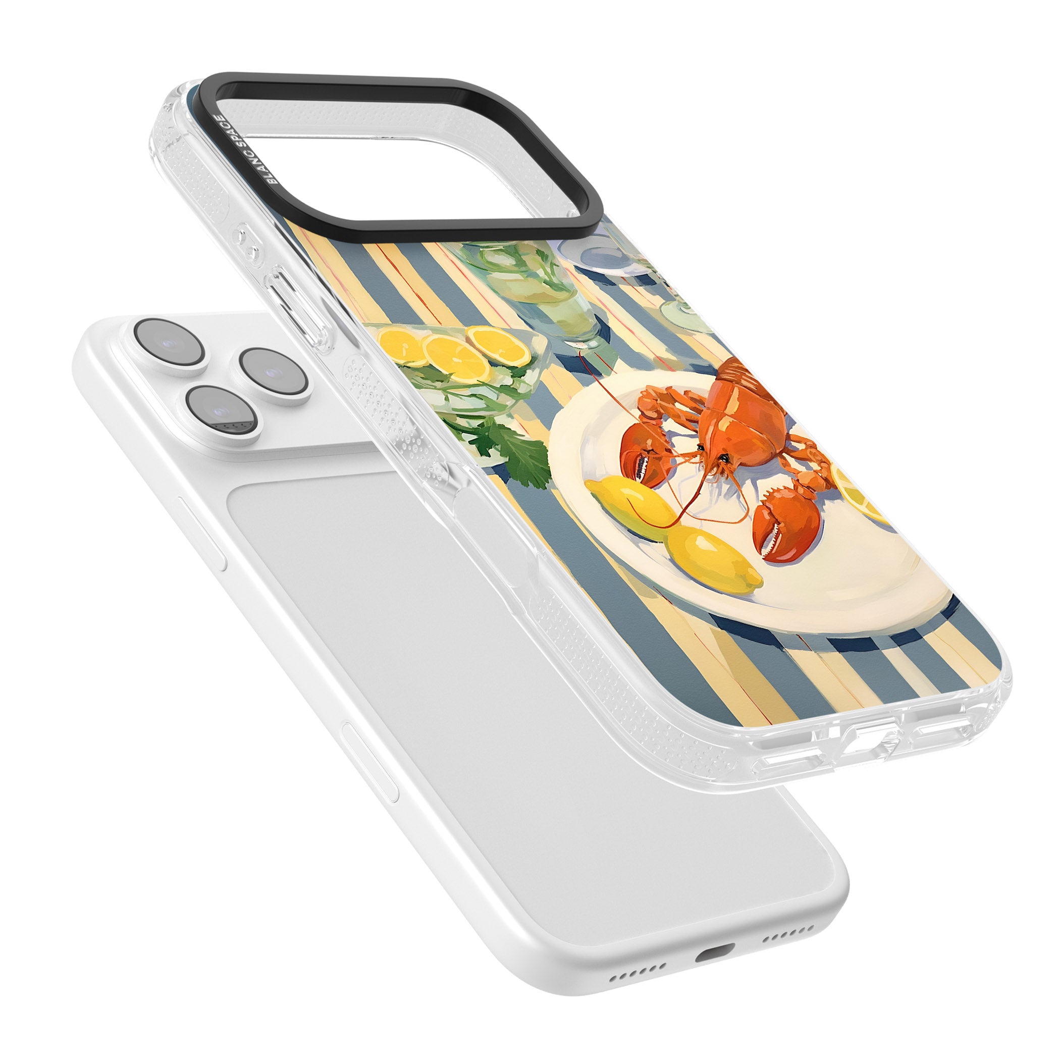 Lobster & Lemons iPhone 17 Pro Max Impact Air Clear Phone Case Colours