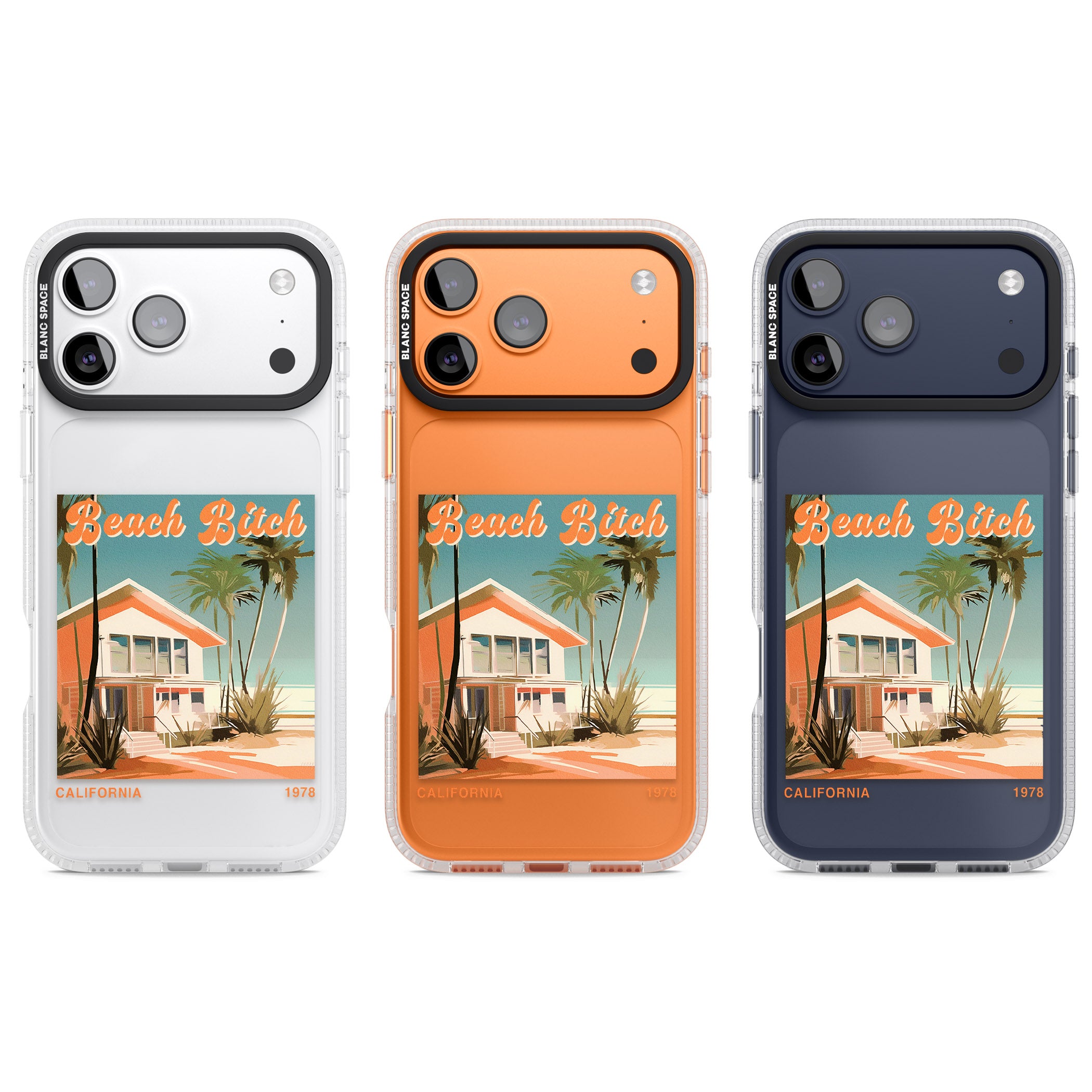 Beach B*tch iPhone 17 Pro Impact Air Clear Phone Case APT Impact Protection