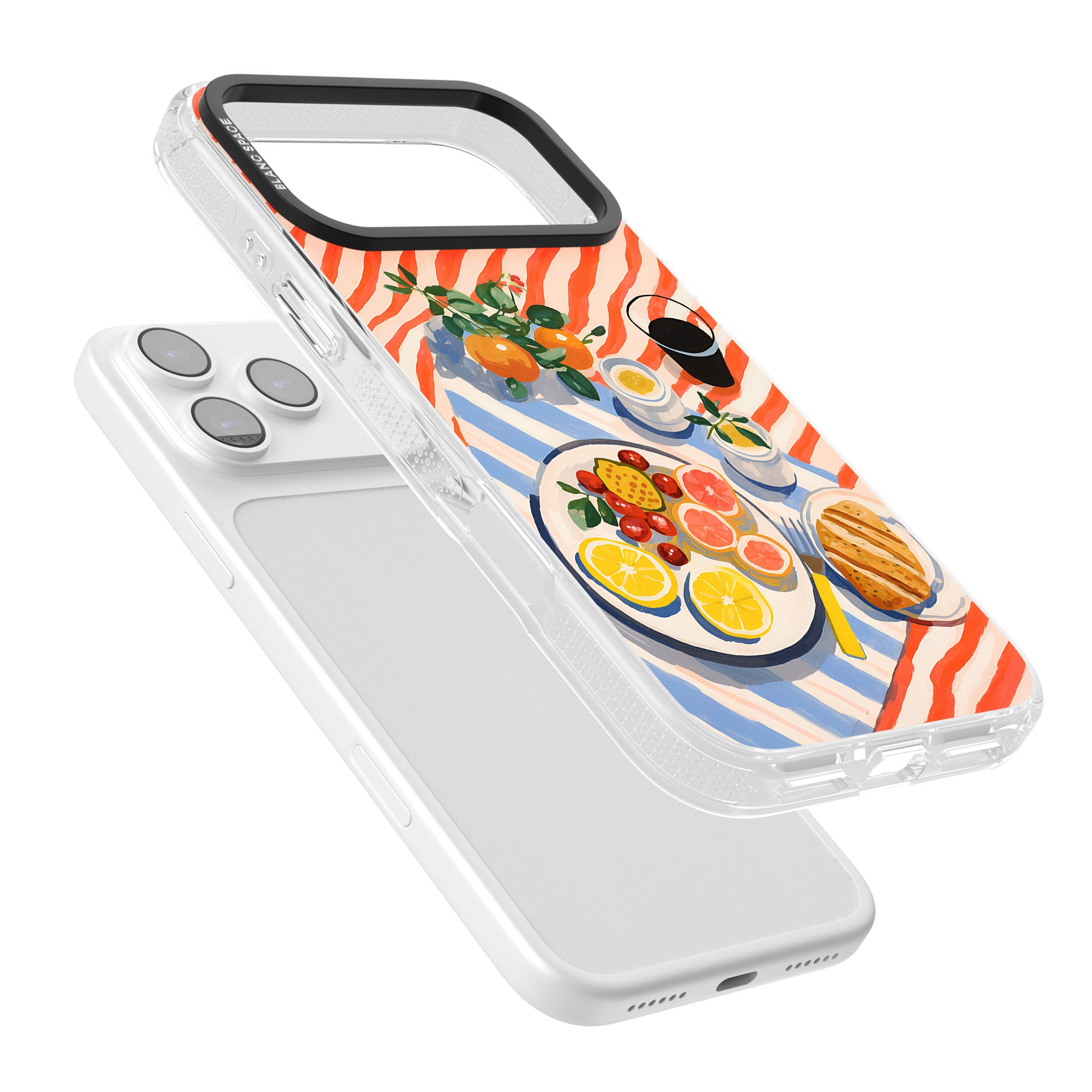 Citrus Picnic iPhone 17 Pro Max Impact Air Clear Phone Case Colours
