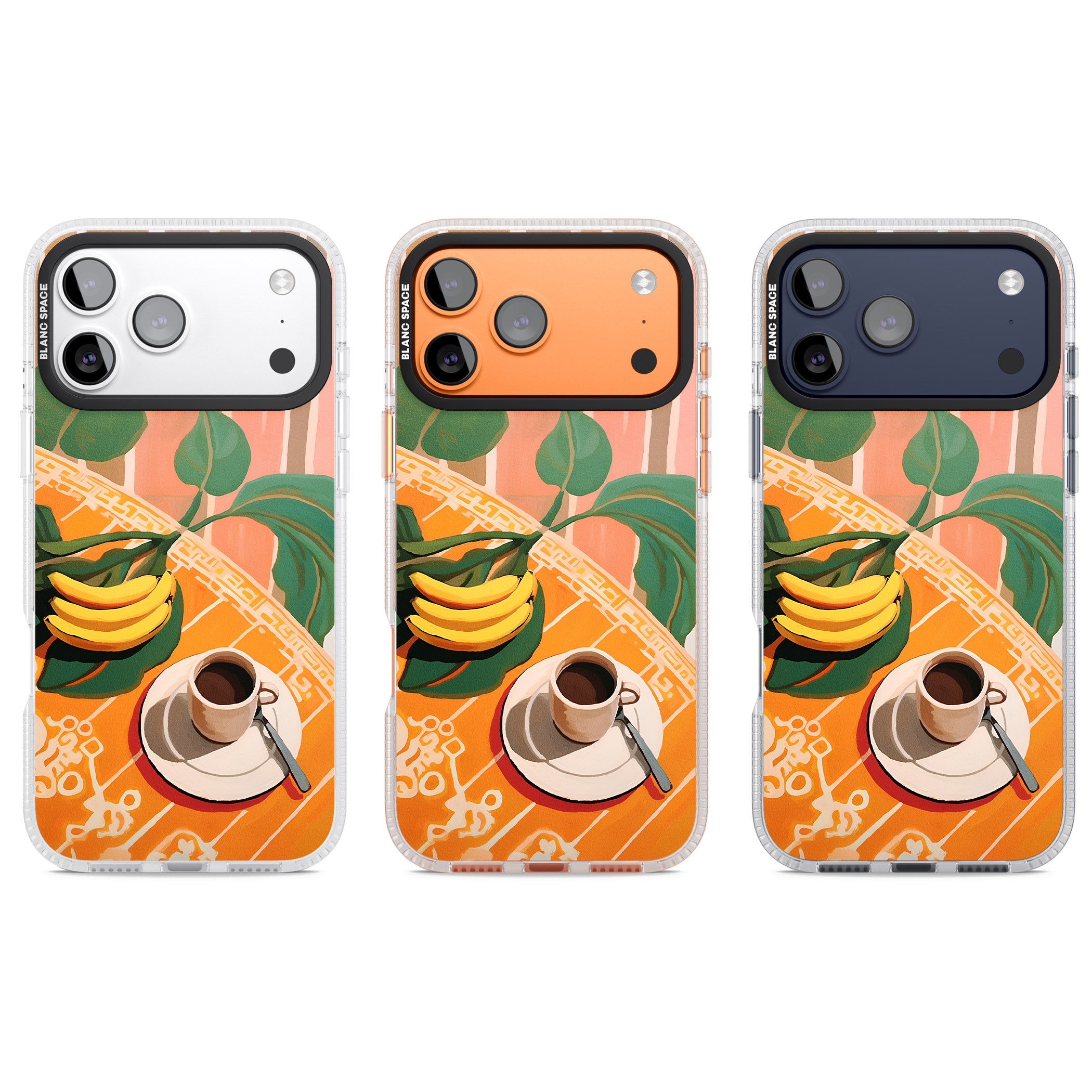 Mediterranean Breakfast iPhone 17 Pro Impact Air Clear Phone Case APT Impact Protection