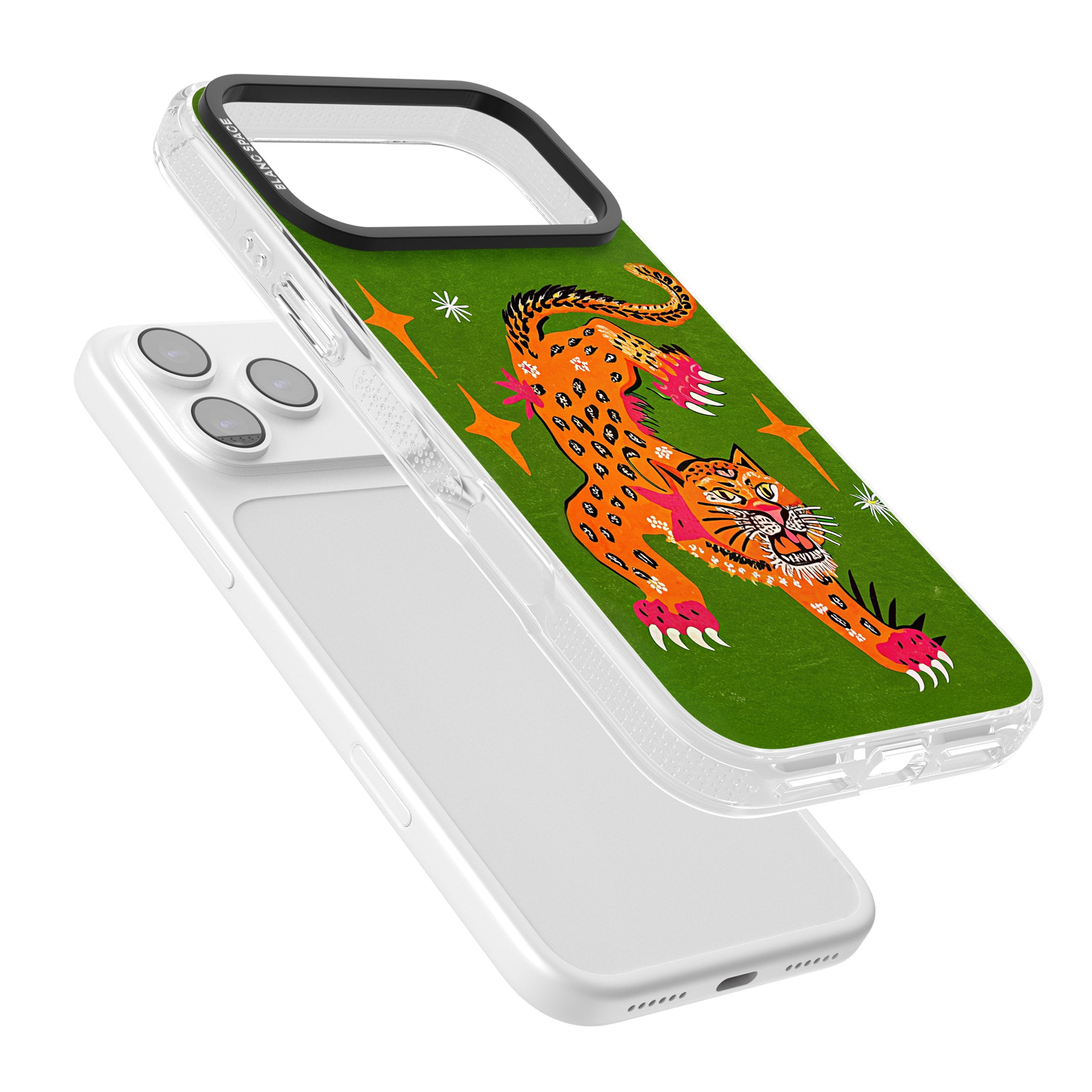 Fierce Jaguar iPhone 17 Pro Max Impact Air Clear Phone Case Colours