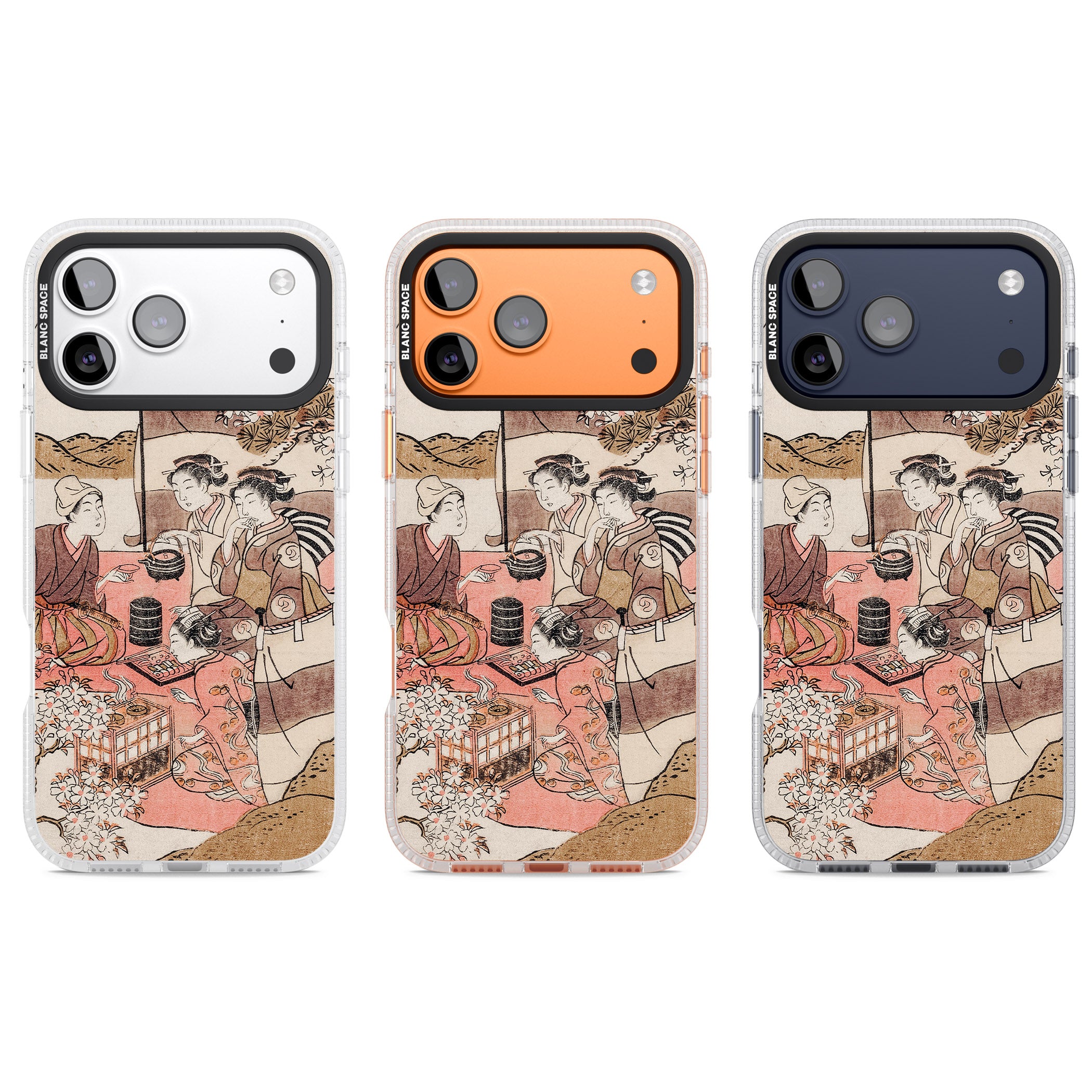Japanese Afternoon Tea iPhone 17 Pro Impact Air Clear Phone Case APT Impact Protection