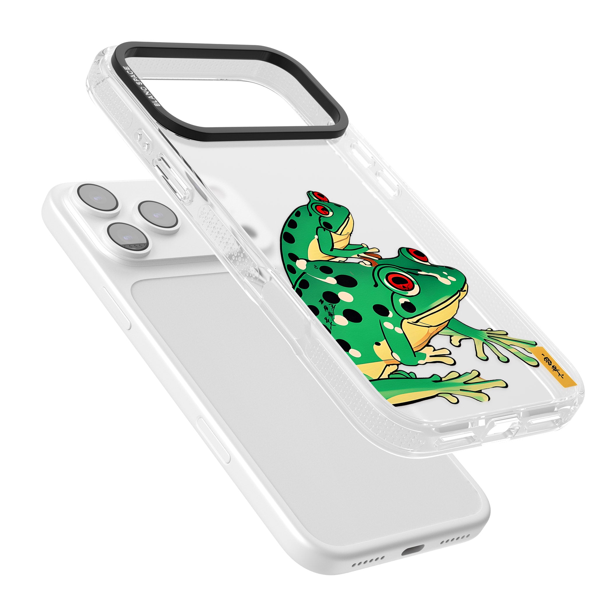 Matsumoto Hoji Frog Green iPhone 17 Pro Max Impact Air Clear Phone Case Colours