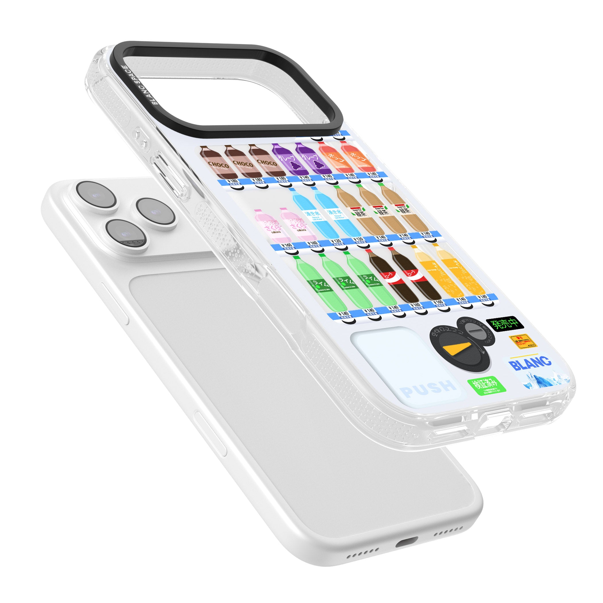 Japanese Vending Machine iPhone 17 Pro Max Impact Air Clear Phone Case Colours