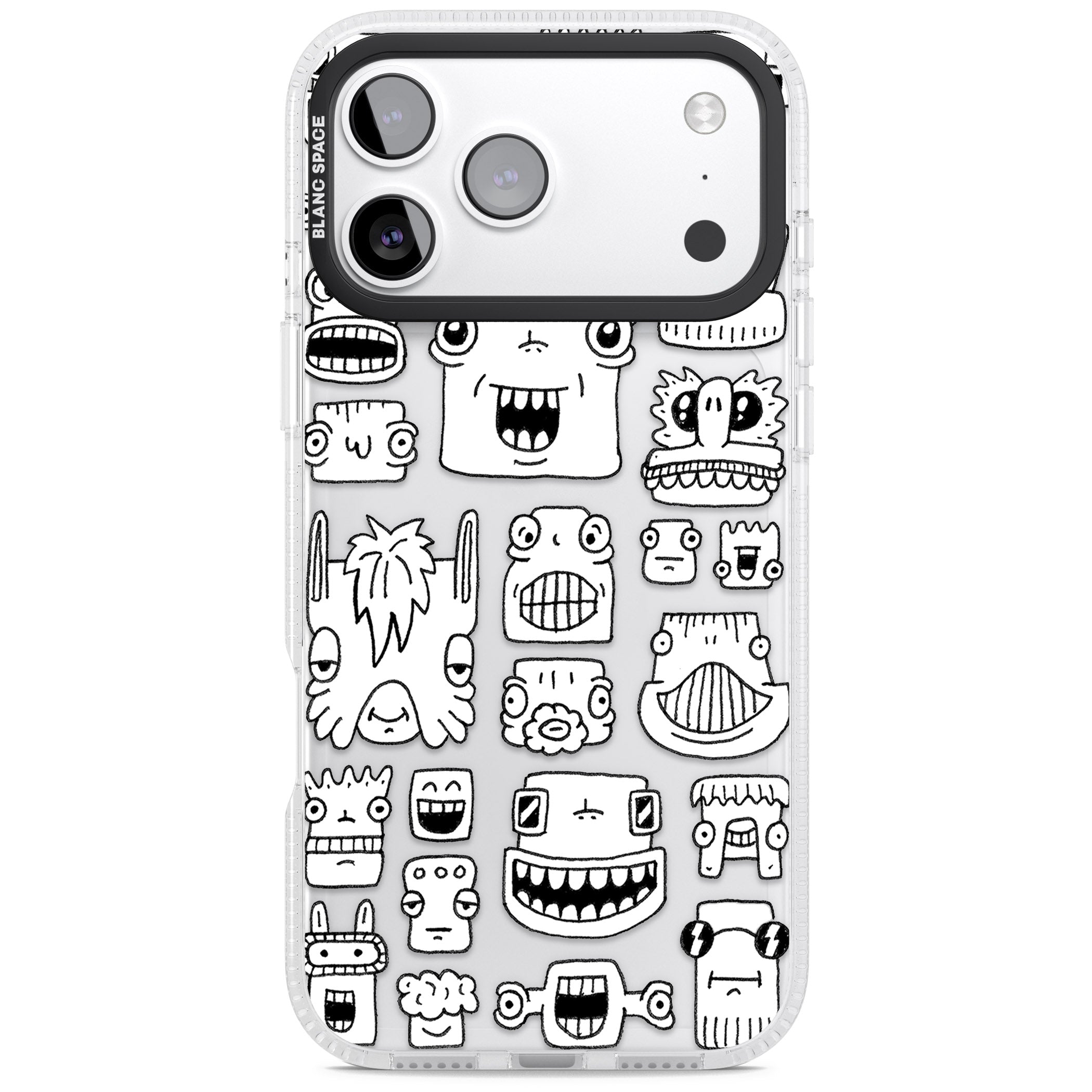 Burst Heads iPhone 17 Pro Max Impact Air Clear Phone Case