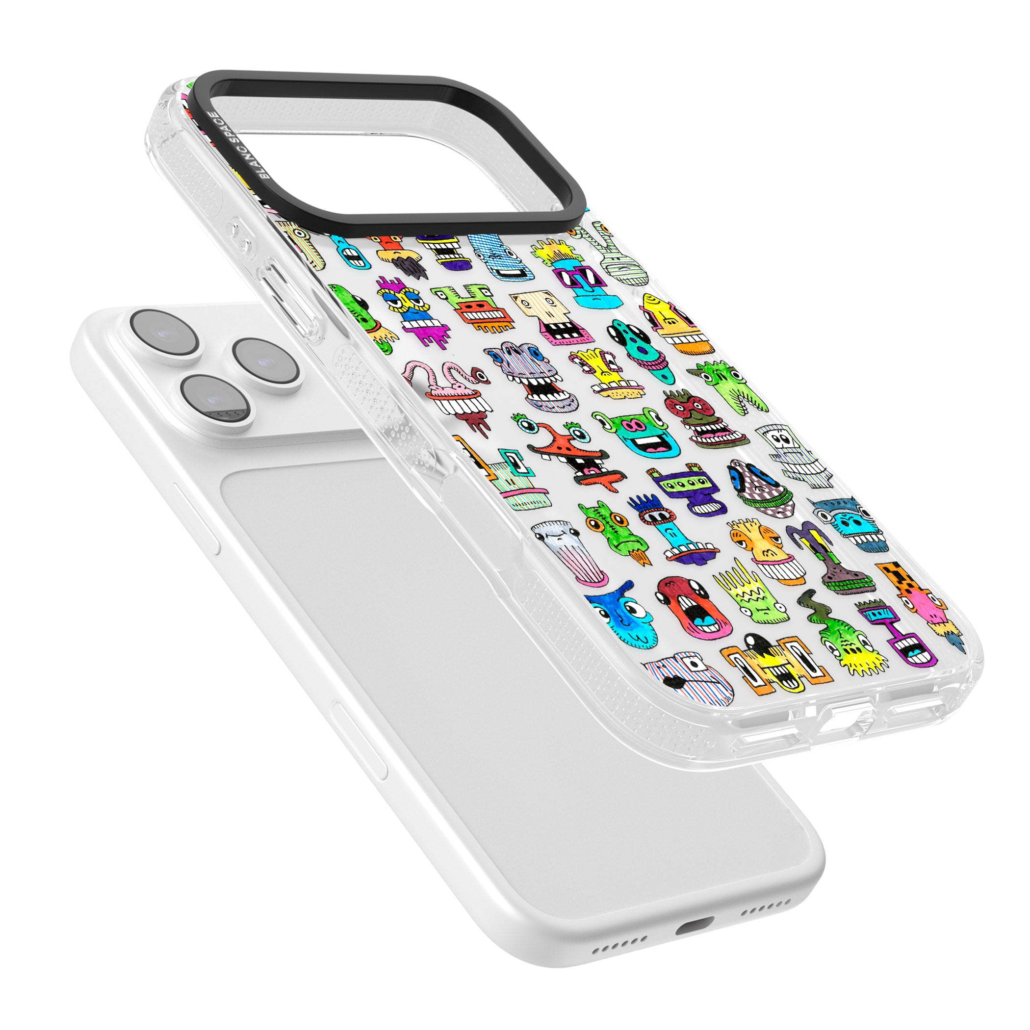 Familiar Faces iPhone 17 Pro Max Impact Air Clear Phone Case Colours