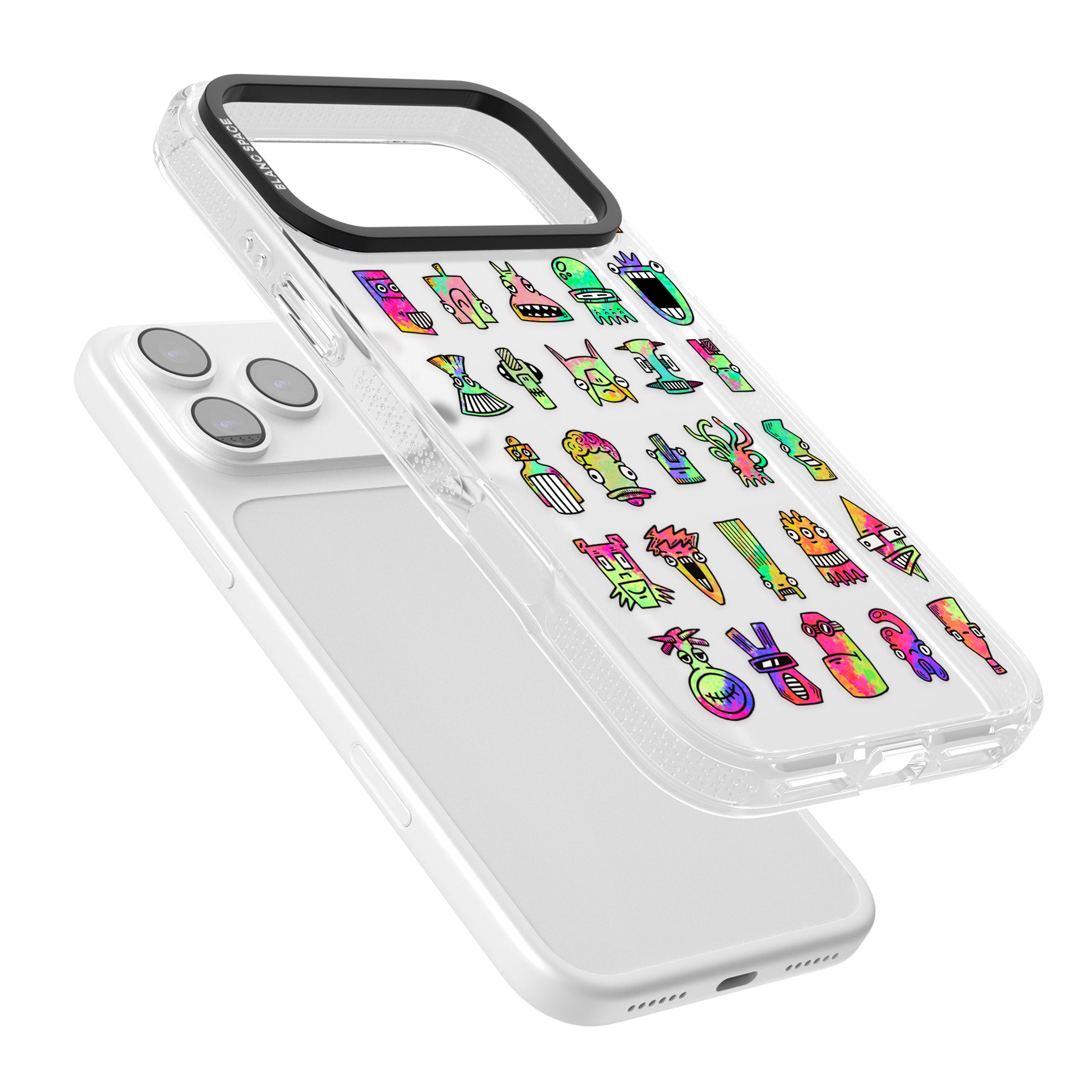 Splashy Friends iPhone 17 Pro Max Impact Air Clear Phone Case Colours